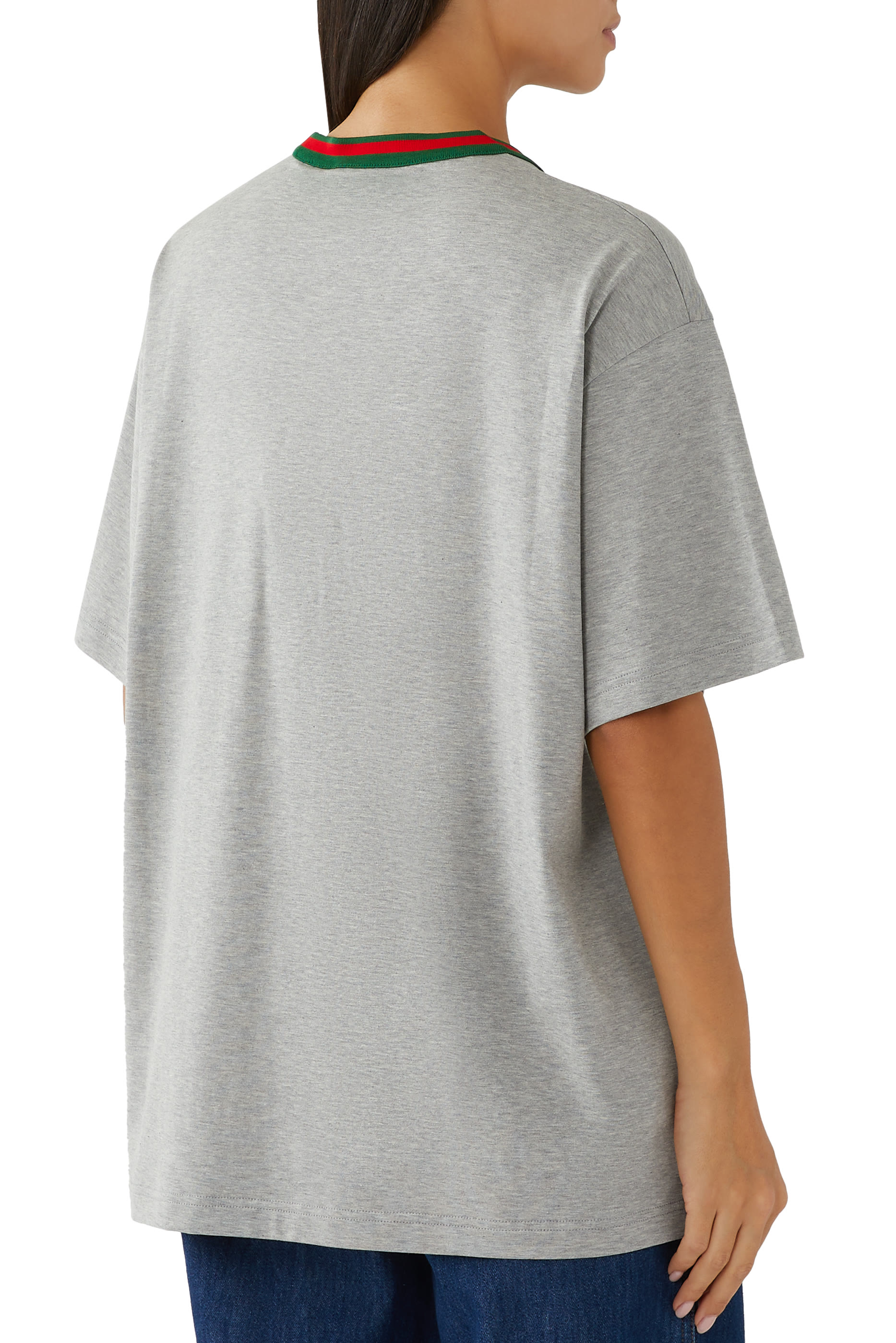 Cotton Jersey T-Shirt with Web