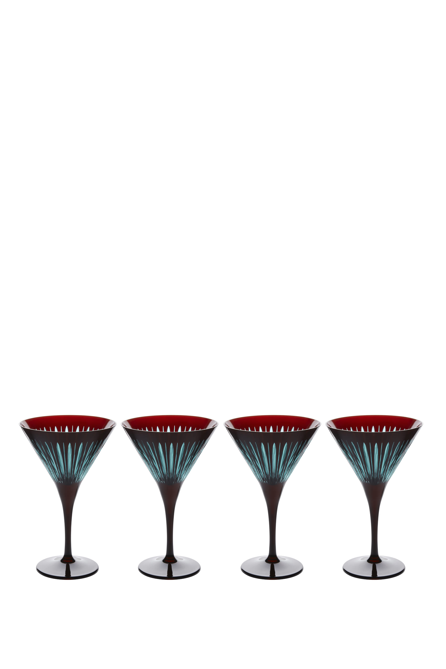 Prism Martini Glass Bordeaux, Set of 4