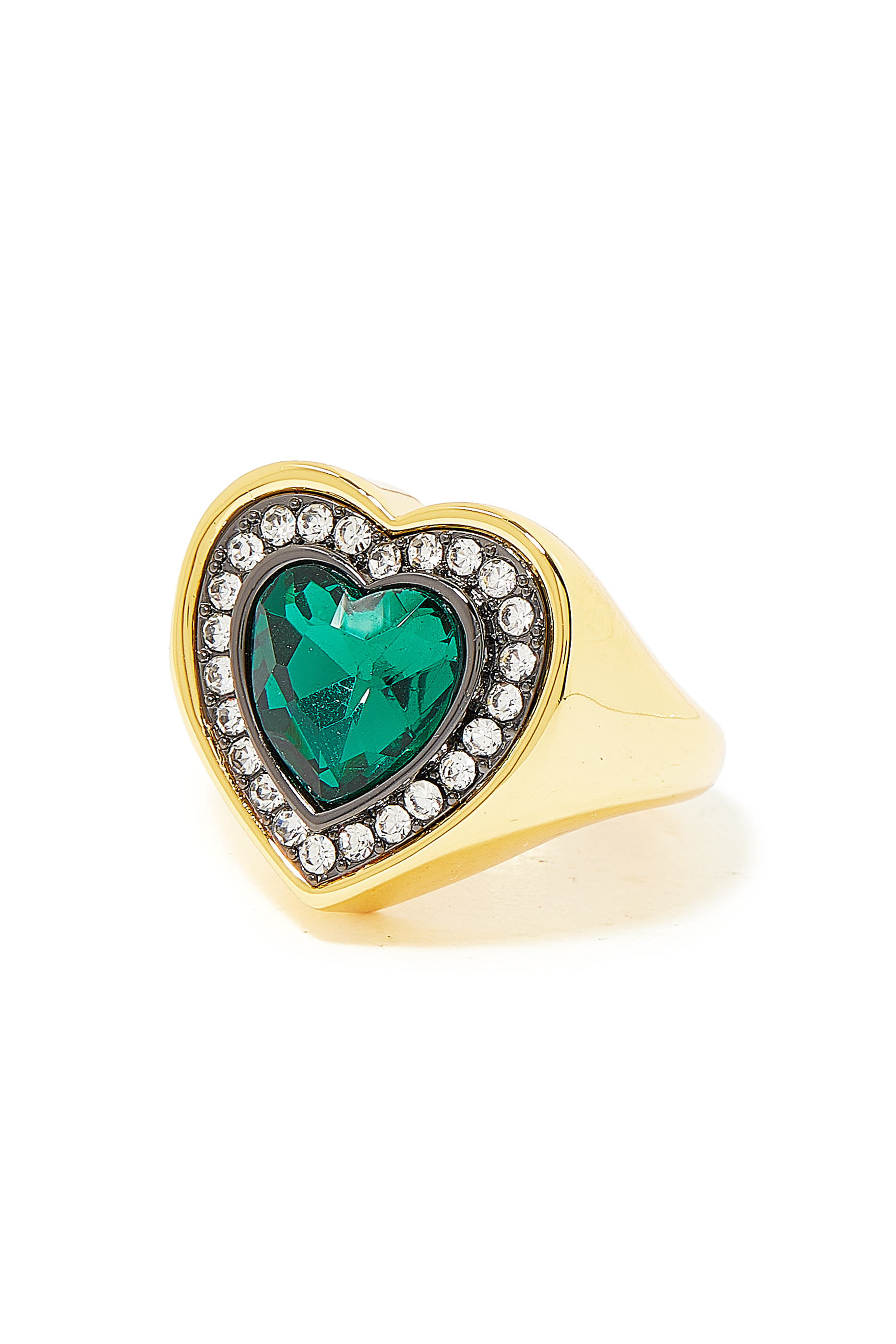 Crystal Heart Ring