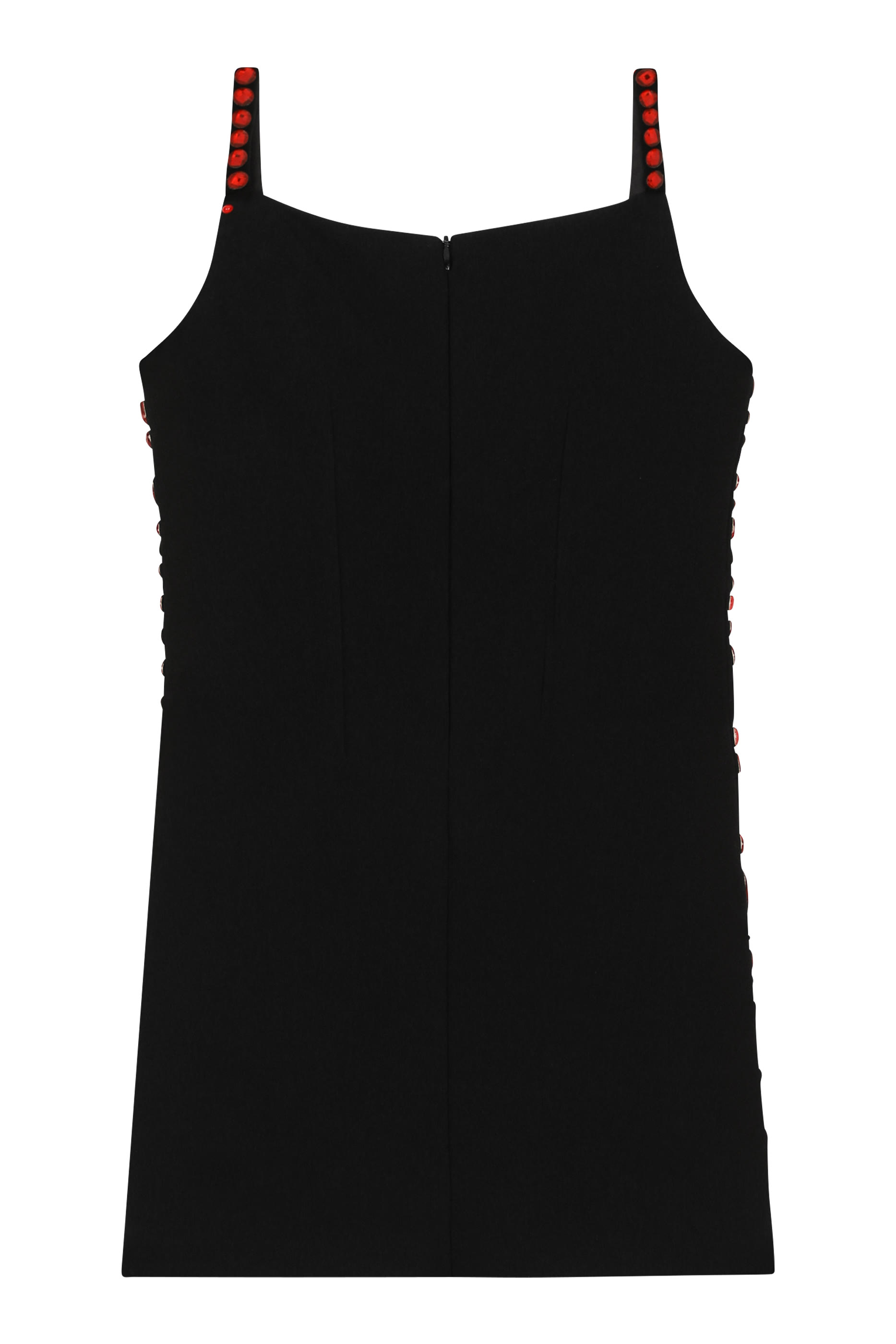 Kids Sleeveless Rhinestone Embellished Dress