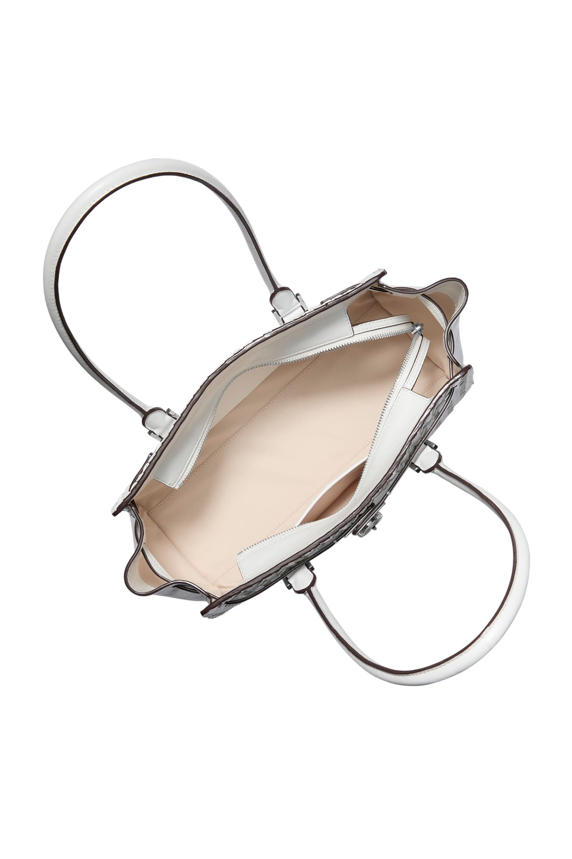 Hamilton Moderne Small Grommeted Leather Satchel