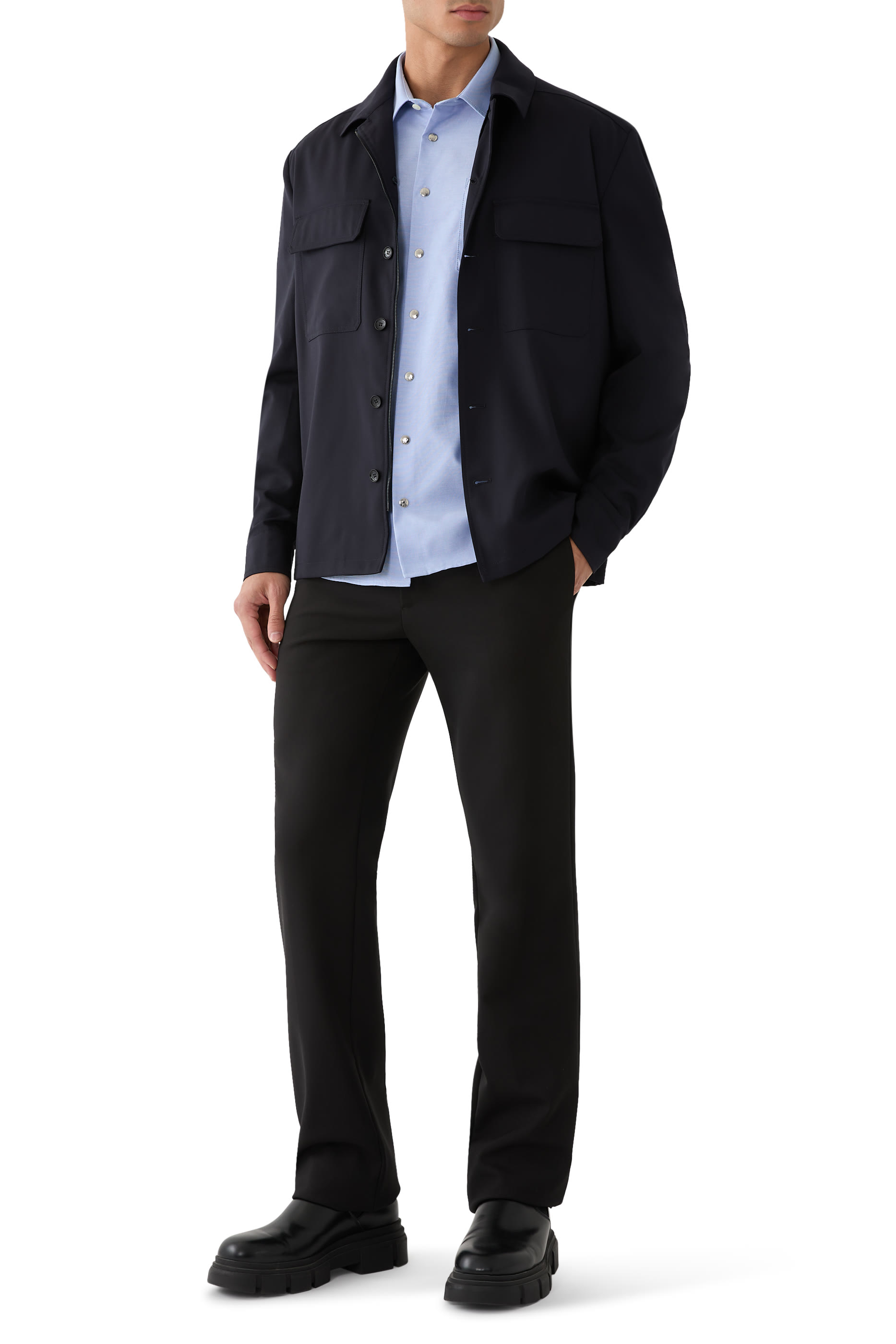 Logo Oxford Cotton Shirt