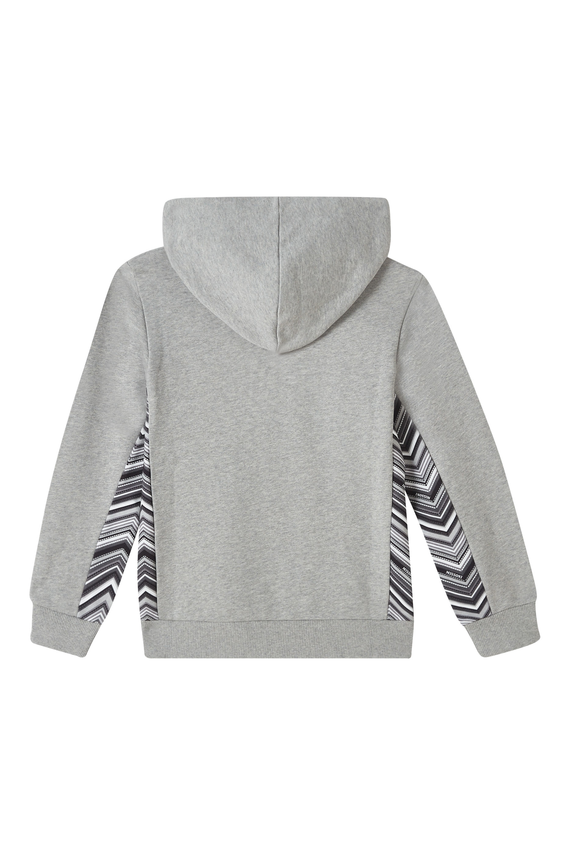 Kids Hooded Sweatshirt with Zigzag Logo