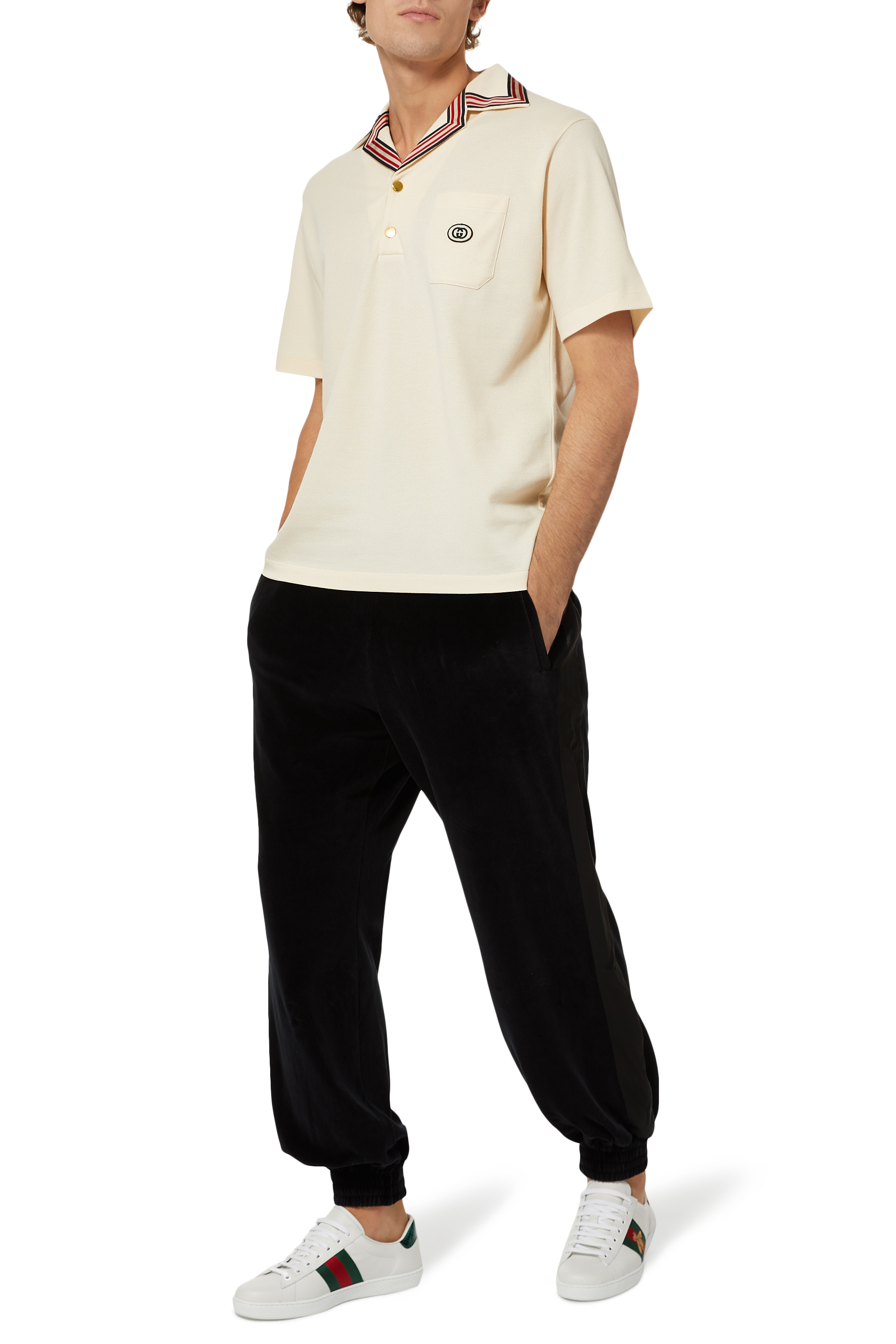 GG Embroidered Polo Shirt