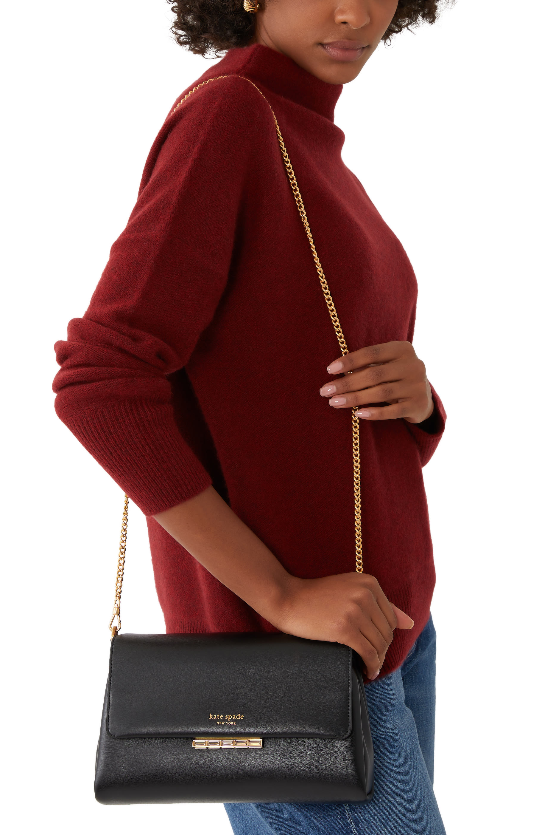 Grace Embellished Lock Clutch