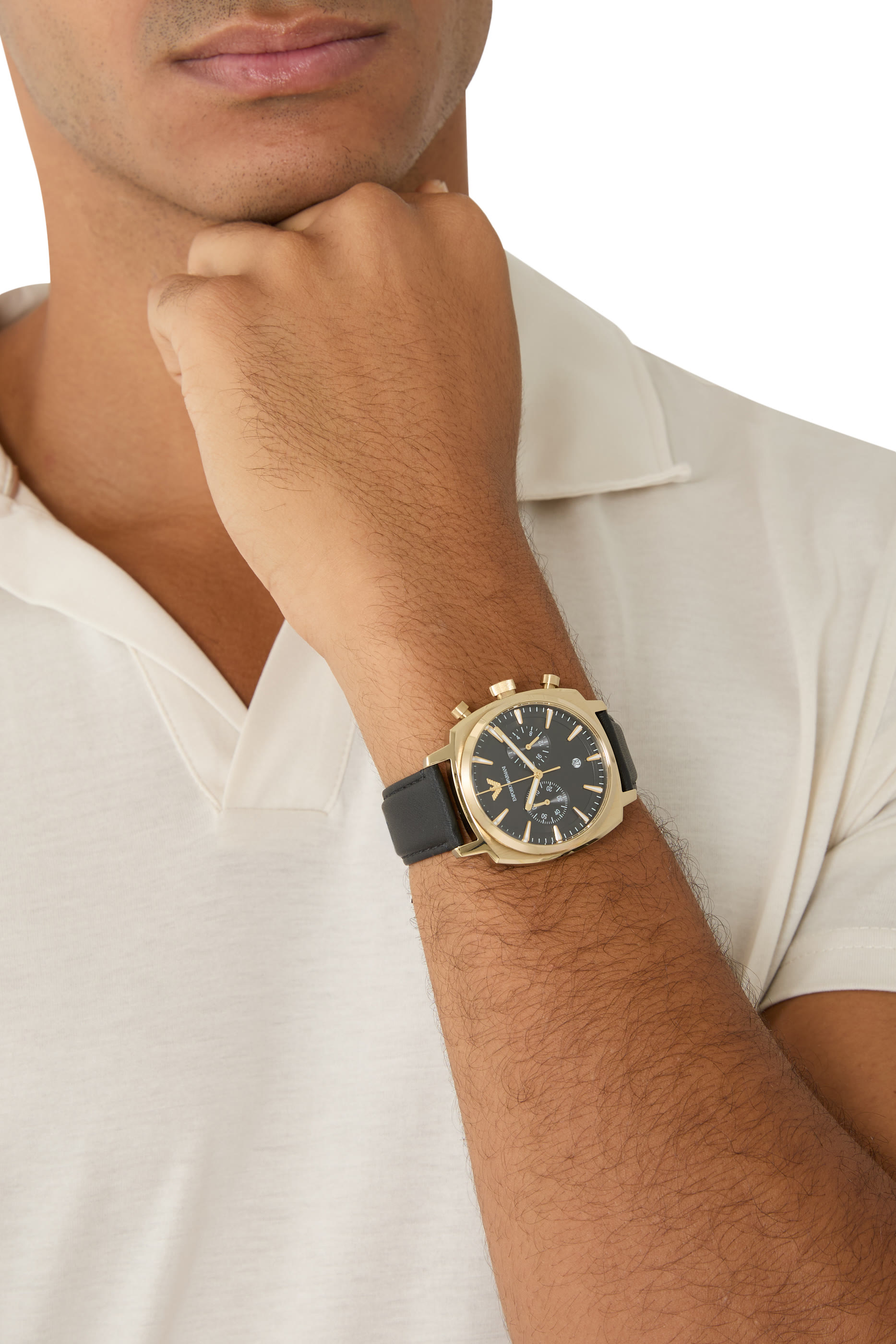  Chronograph Leather Watch