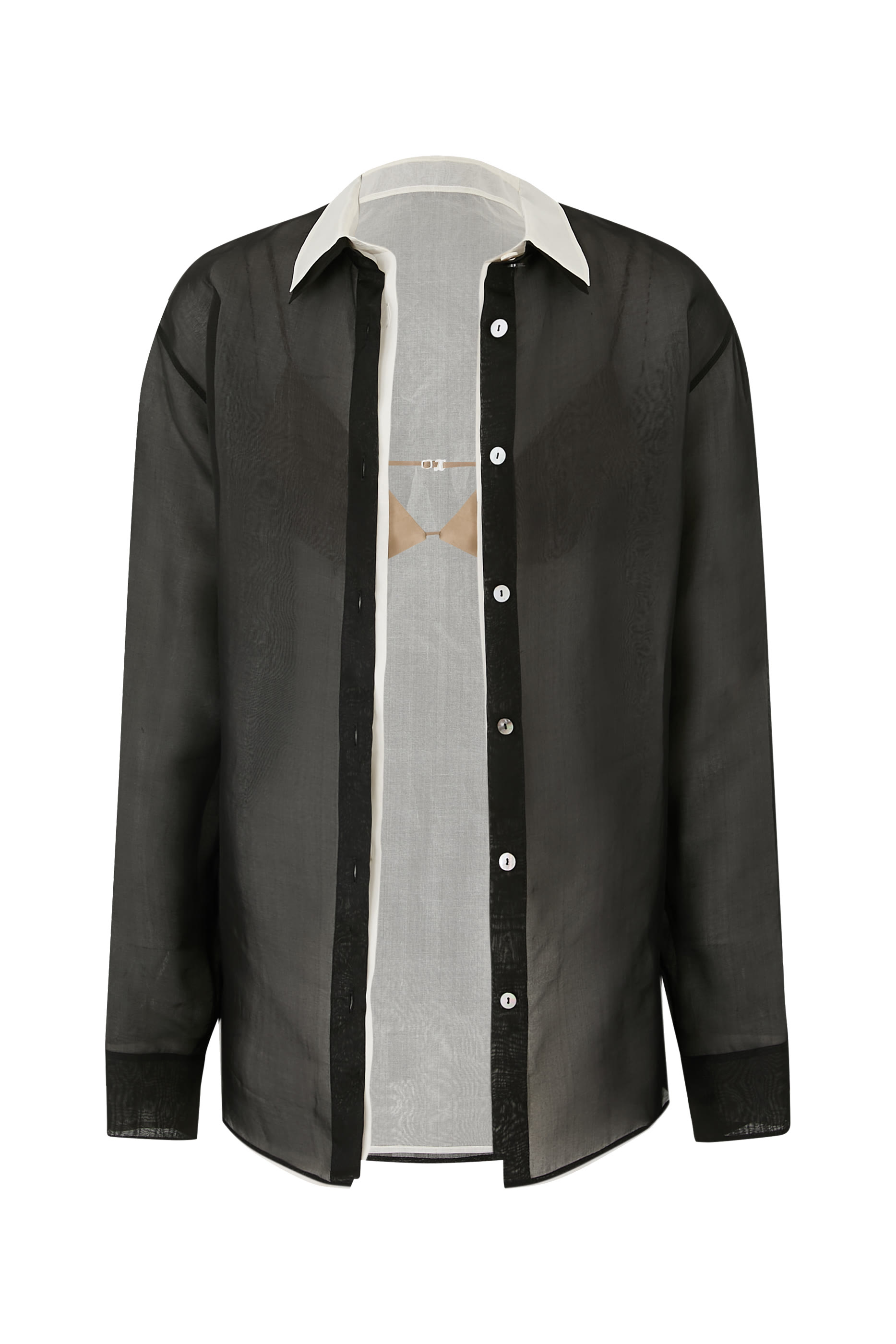 Estelle Double Layer Silk Organza Shirt