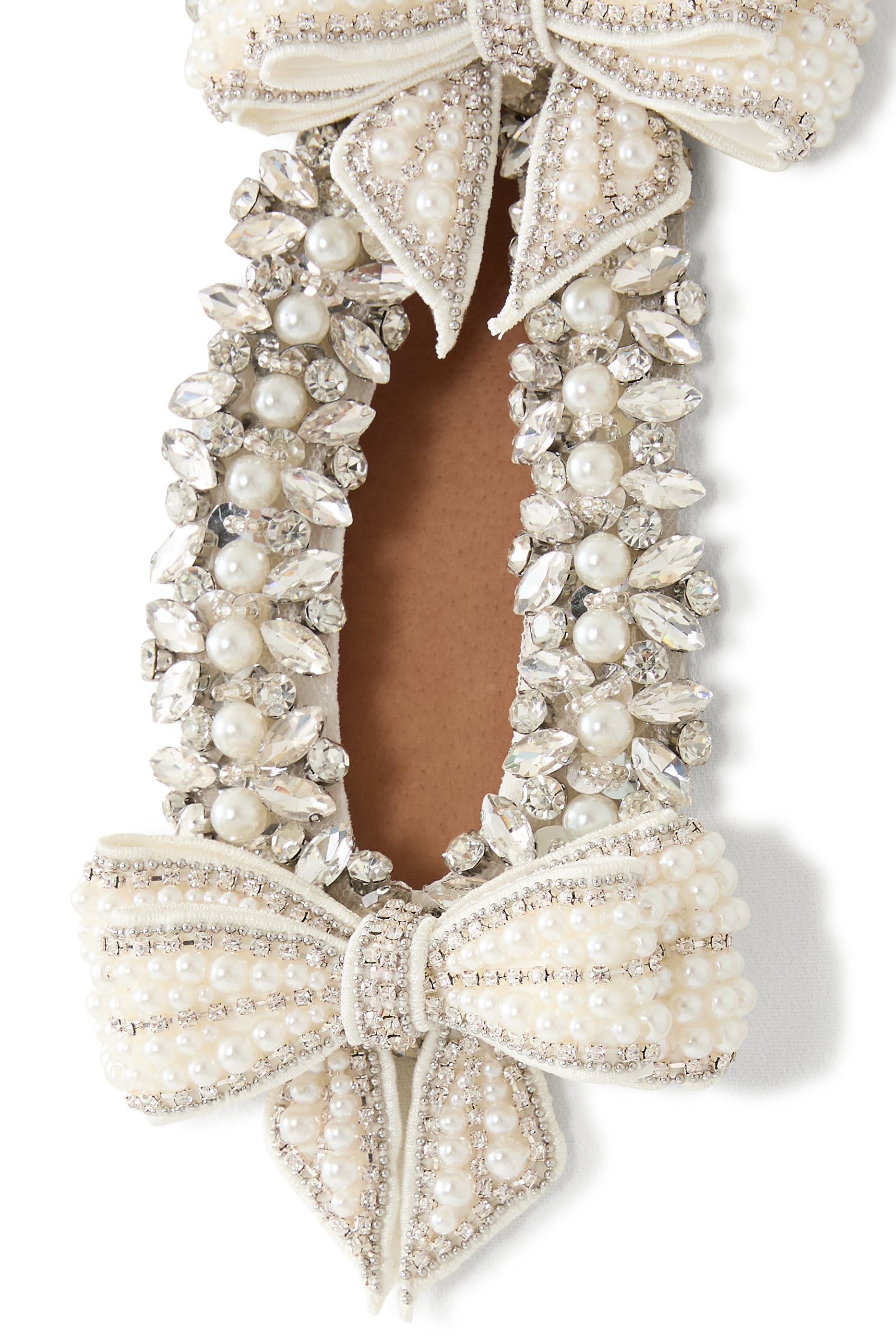 White Crepe Bow Midi Dress