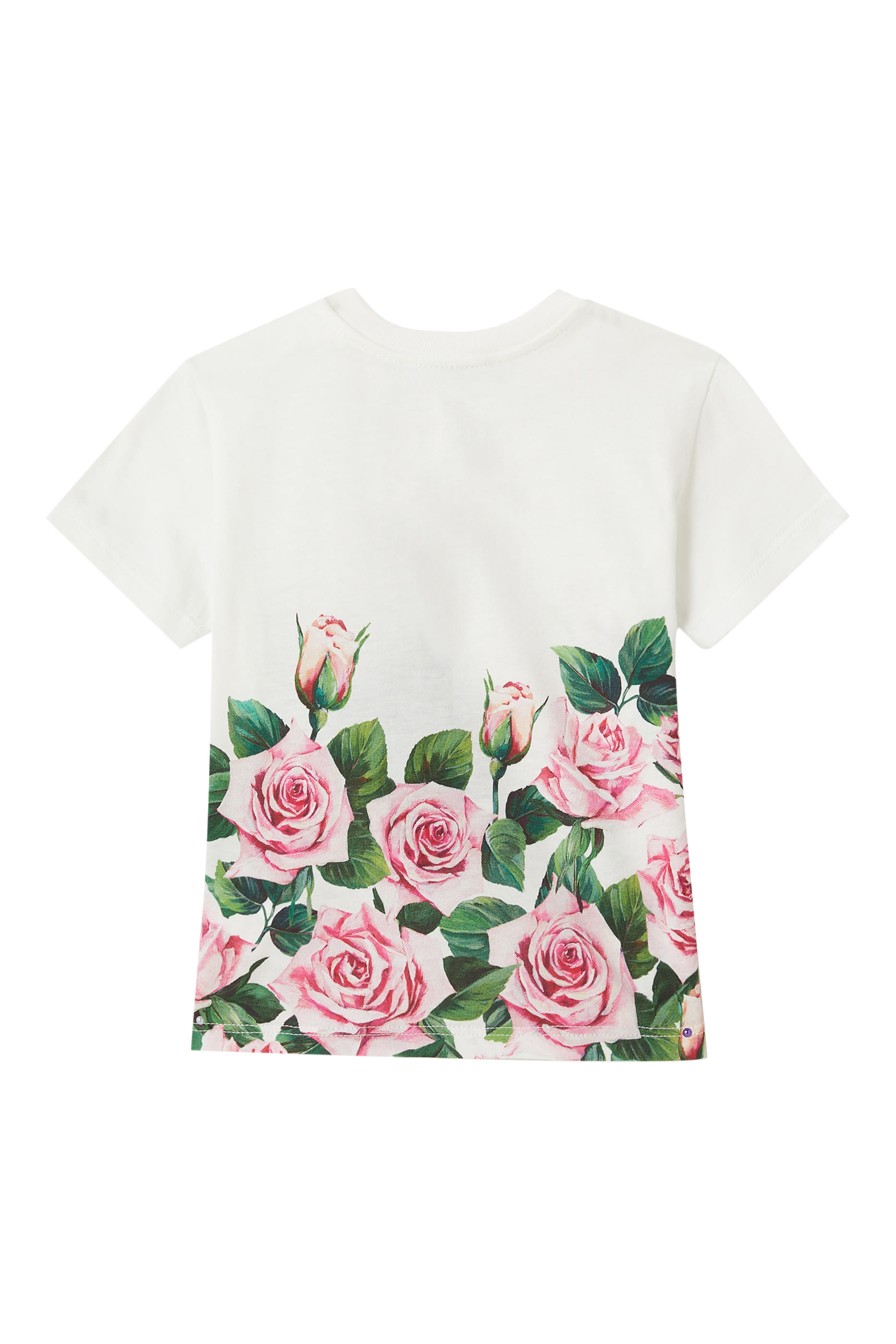 Kids Rose Print Jersey T-Shirt