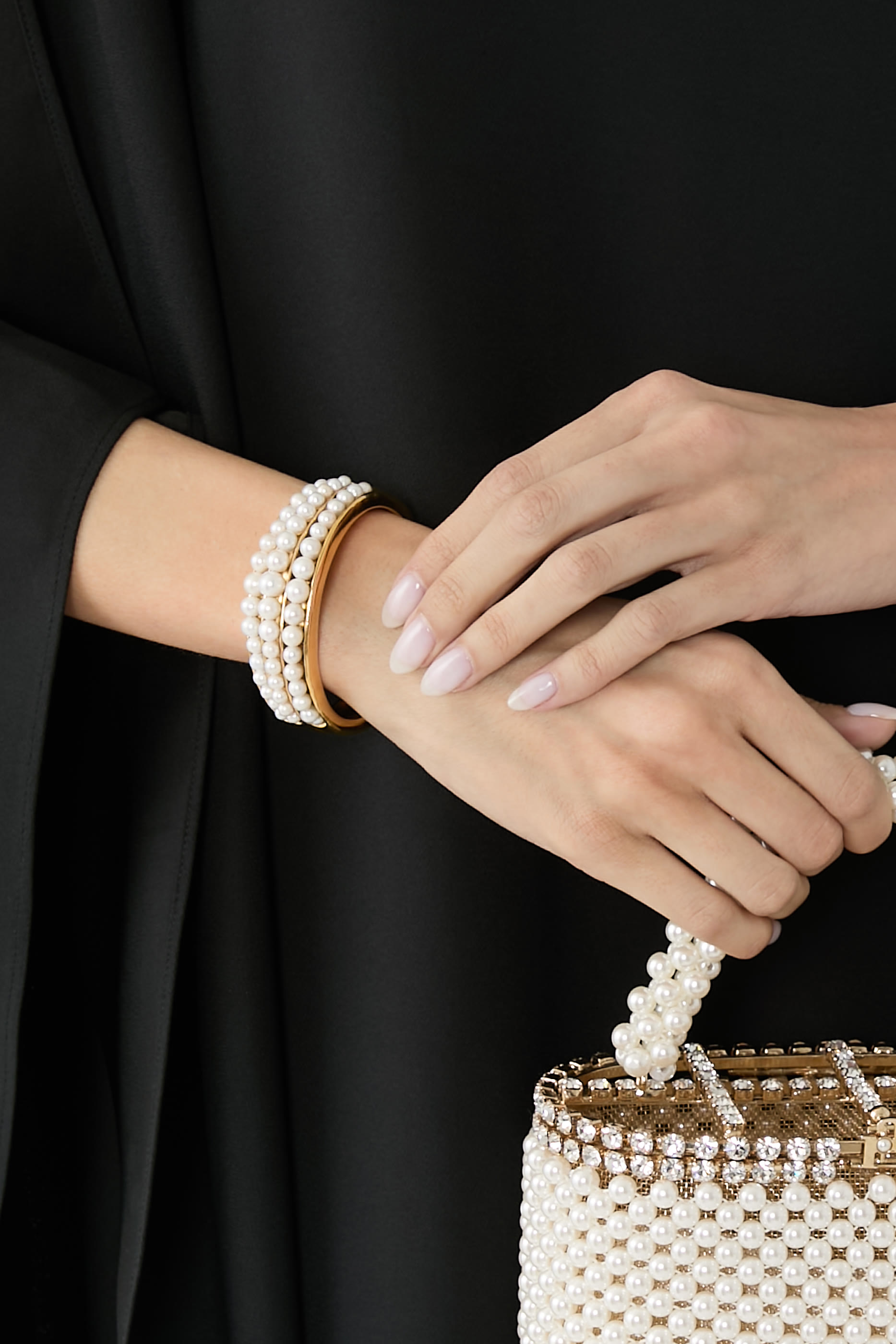 Graine de Gemmes Bracelet,  24K Gold-Plated Brass & Freshwater Pearl