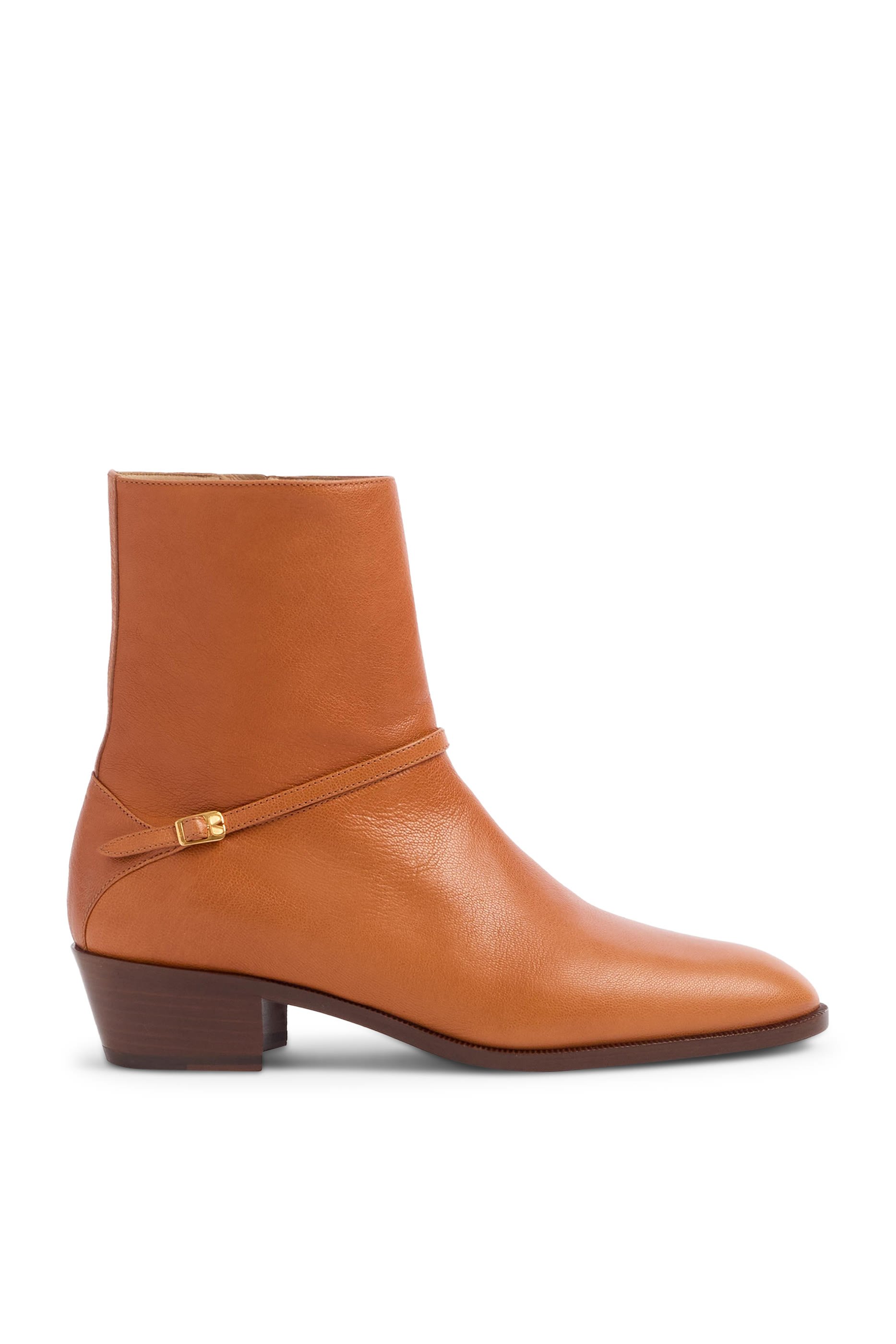 Pat Leather Ankle Boots