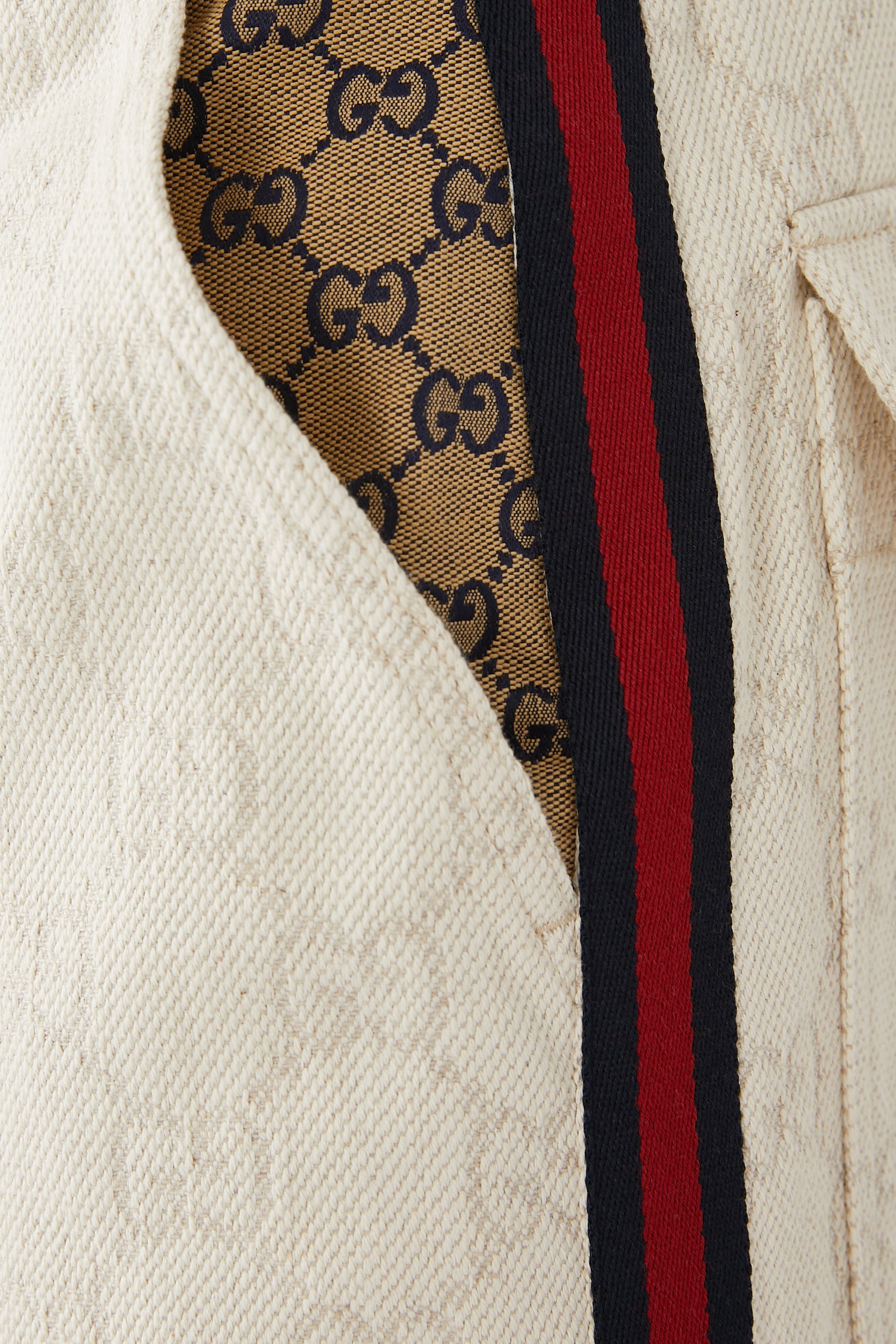 GG Cotton Jacquard Bermuda Shorts