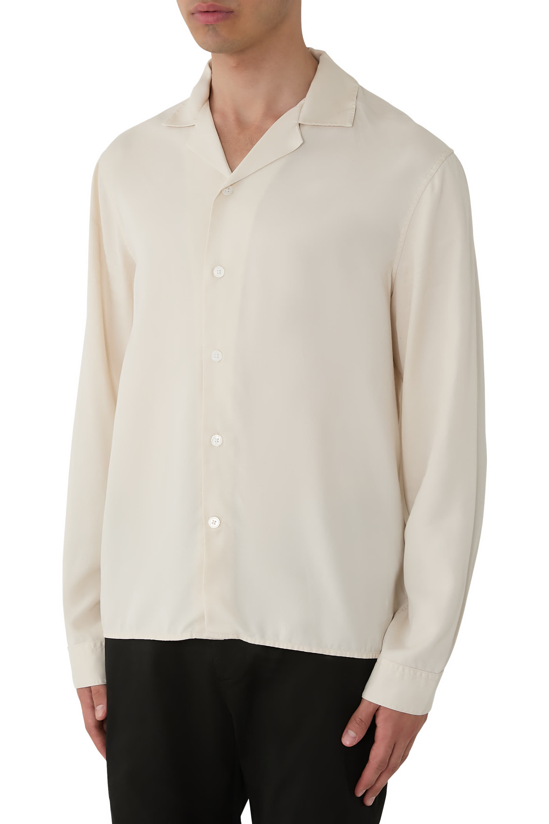 The Long Sleeve Cuban Collar Shirt 