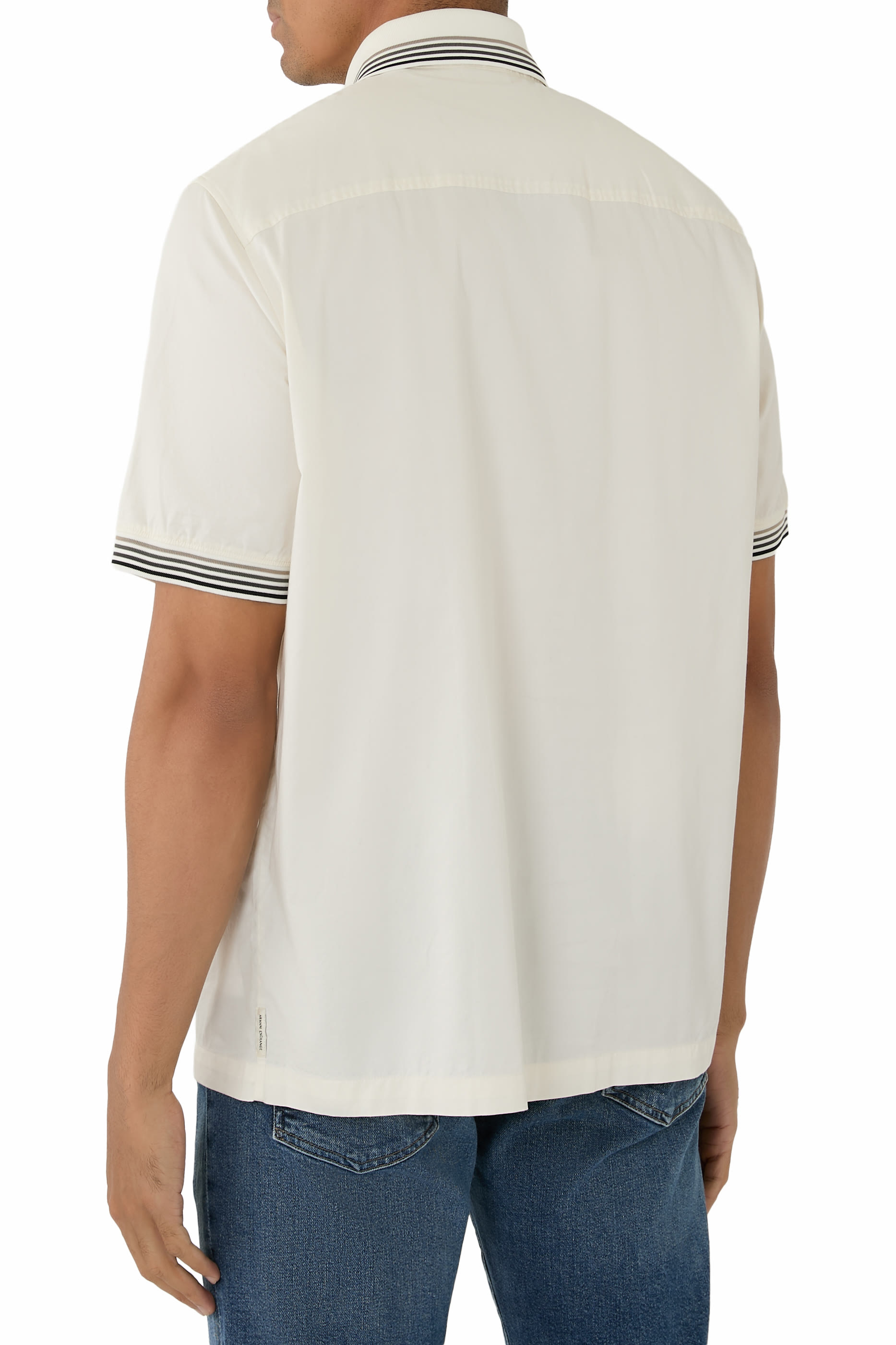 Logo Delicate Texture Casual Shirt