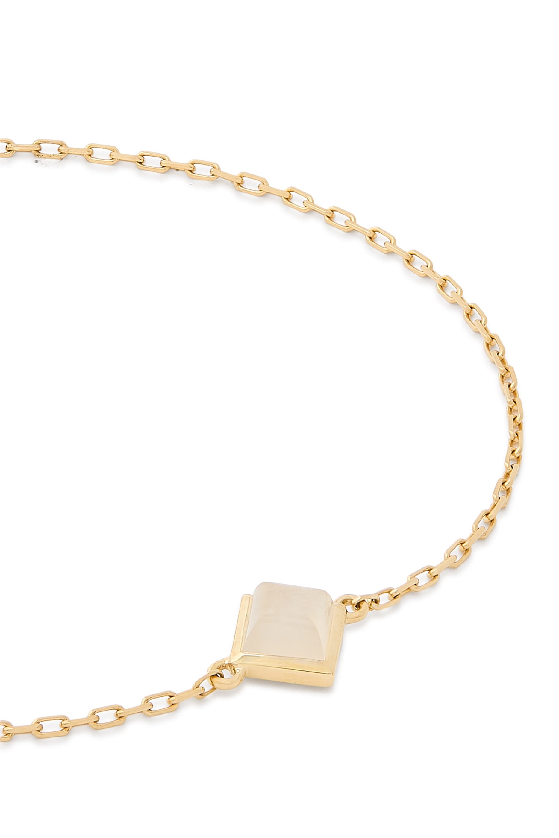 Cleo Pyramid Bracelet, 18k Yellow Gold