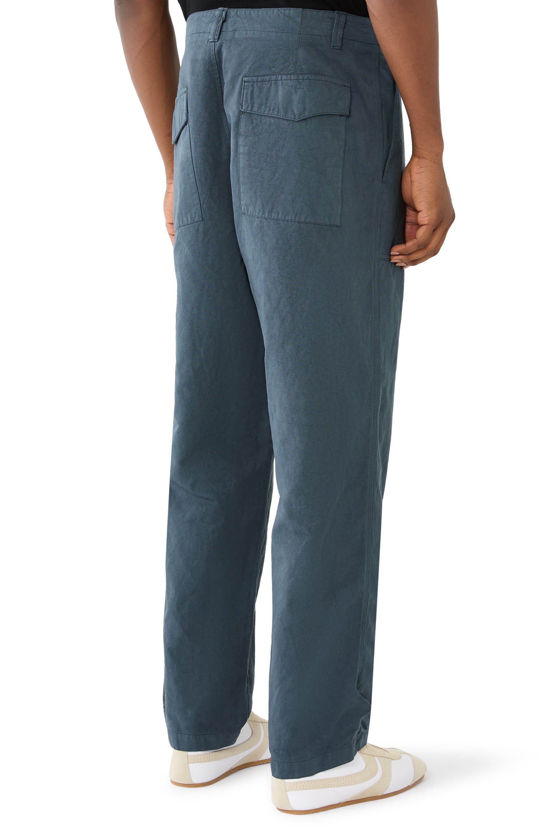 Logo Snap Pockets Trousers