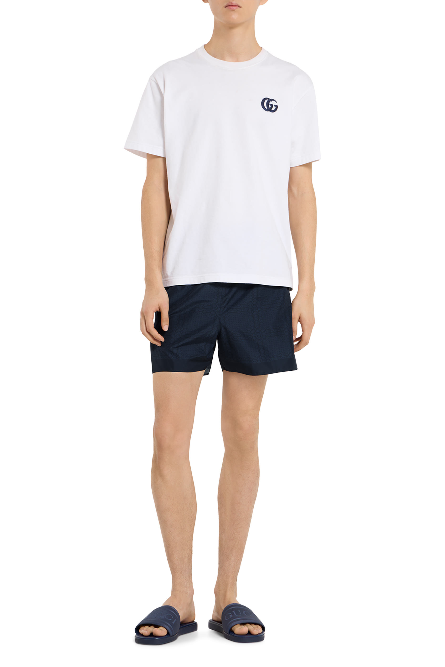 Tonal Logo Slide Sandals