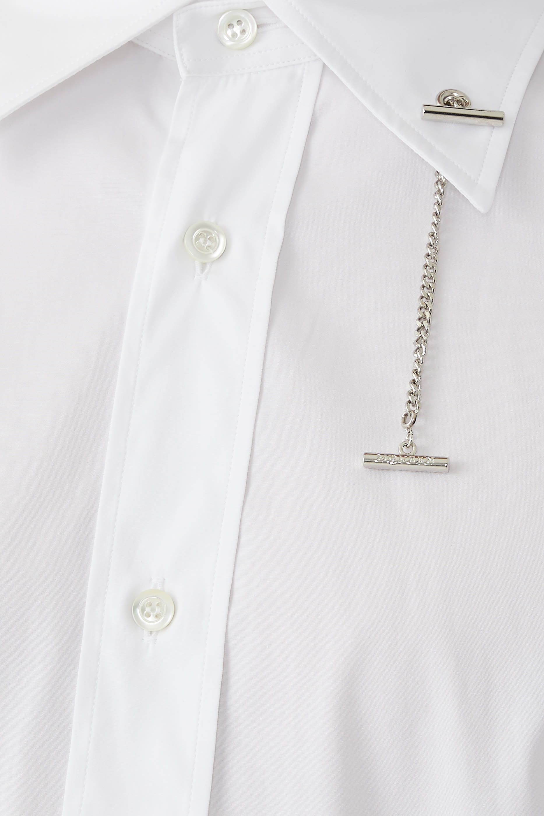 Cross-Bar Chain Shirt