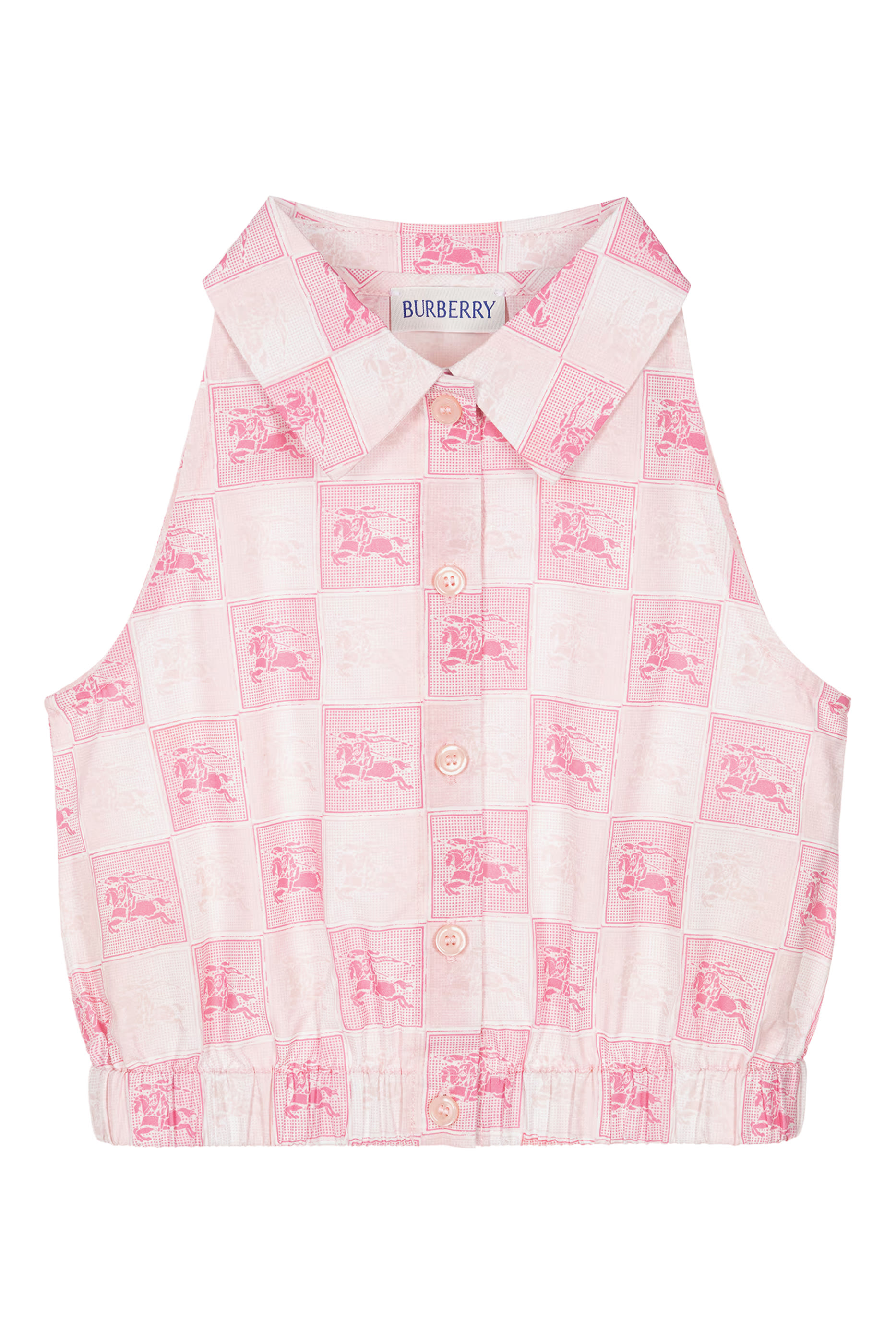 Kids EKD Checkerboard Cotton Shirt