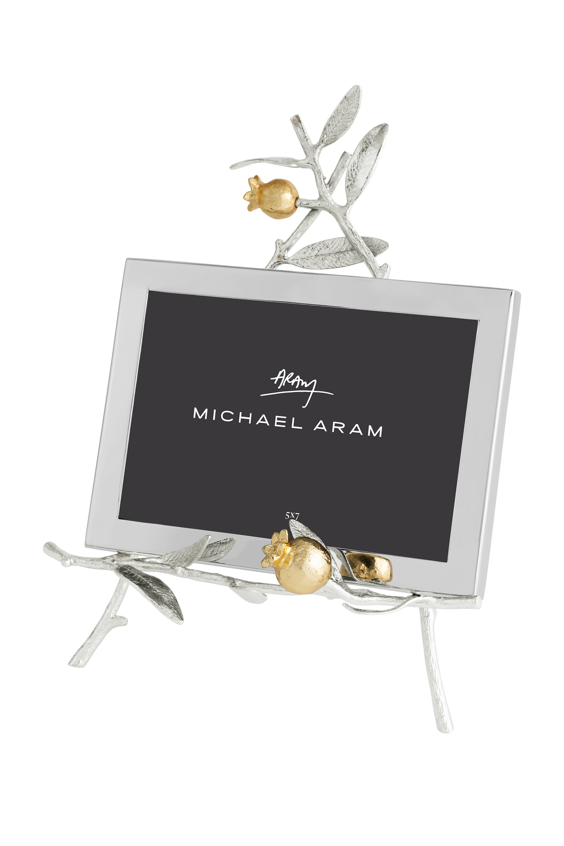 Pomegranate Silver & Gold Easel Frame