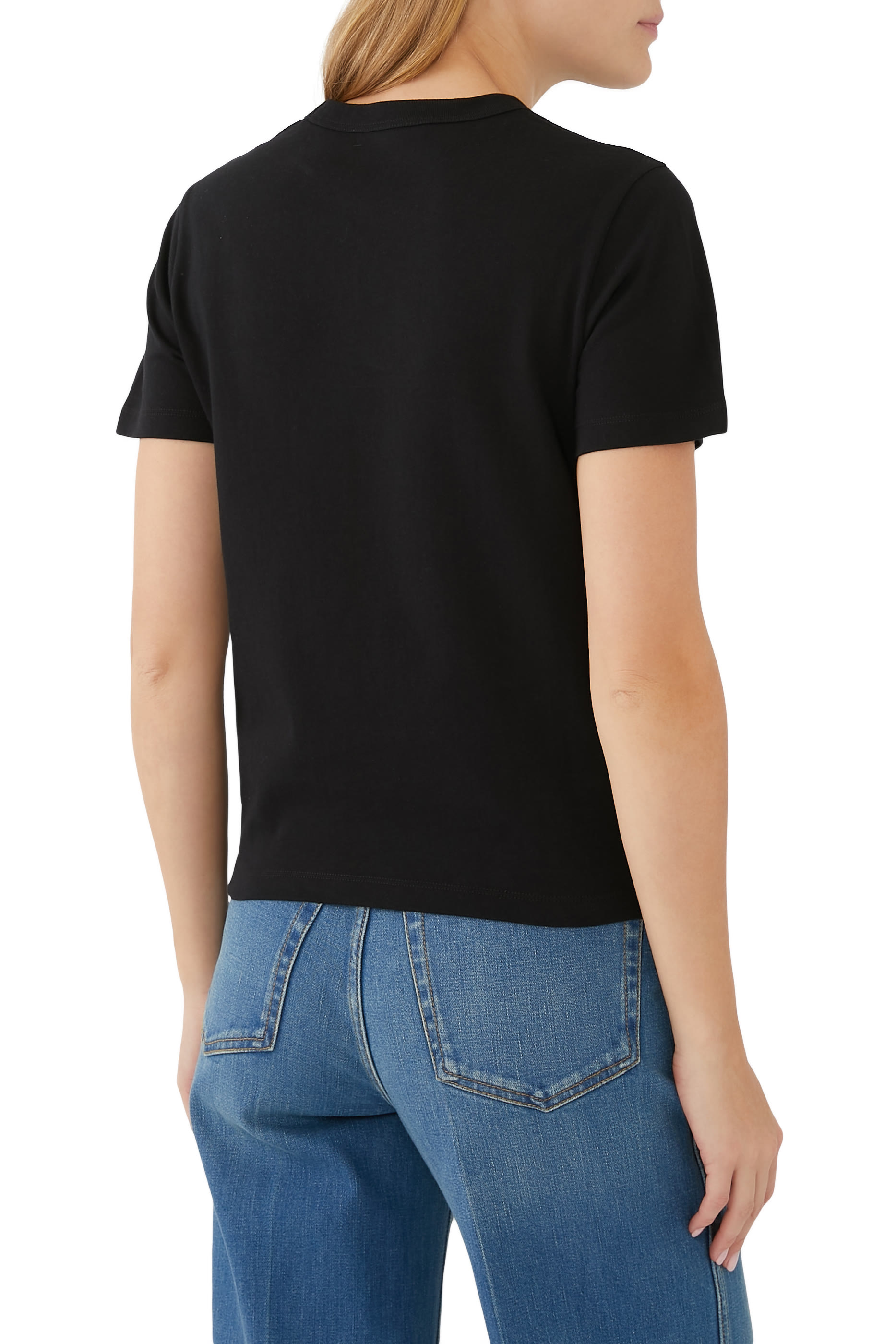 Crystal Embellished Logo T-Shirt