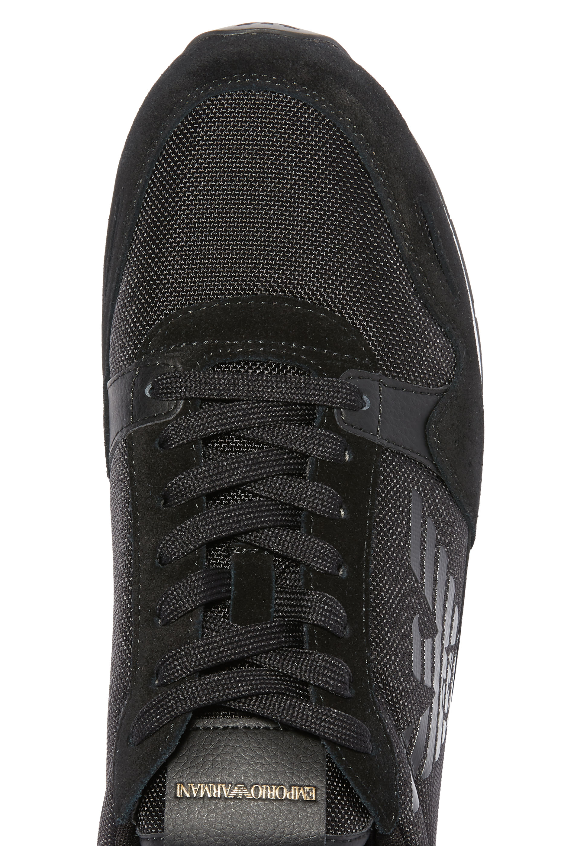 Fabric and Suede Mix Sneakers