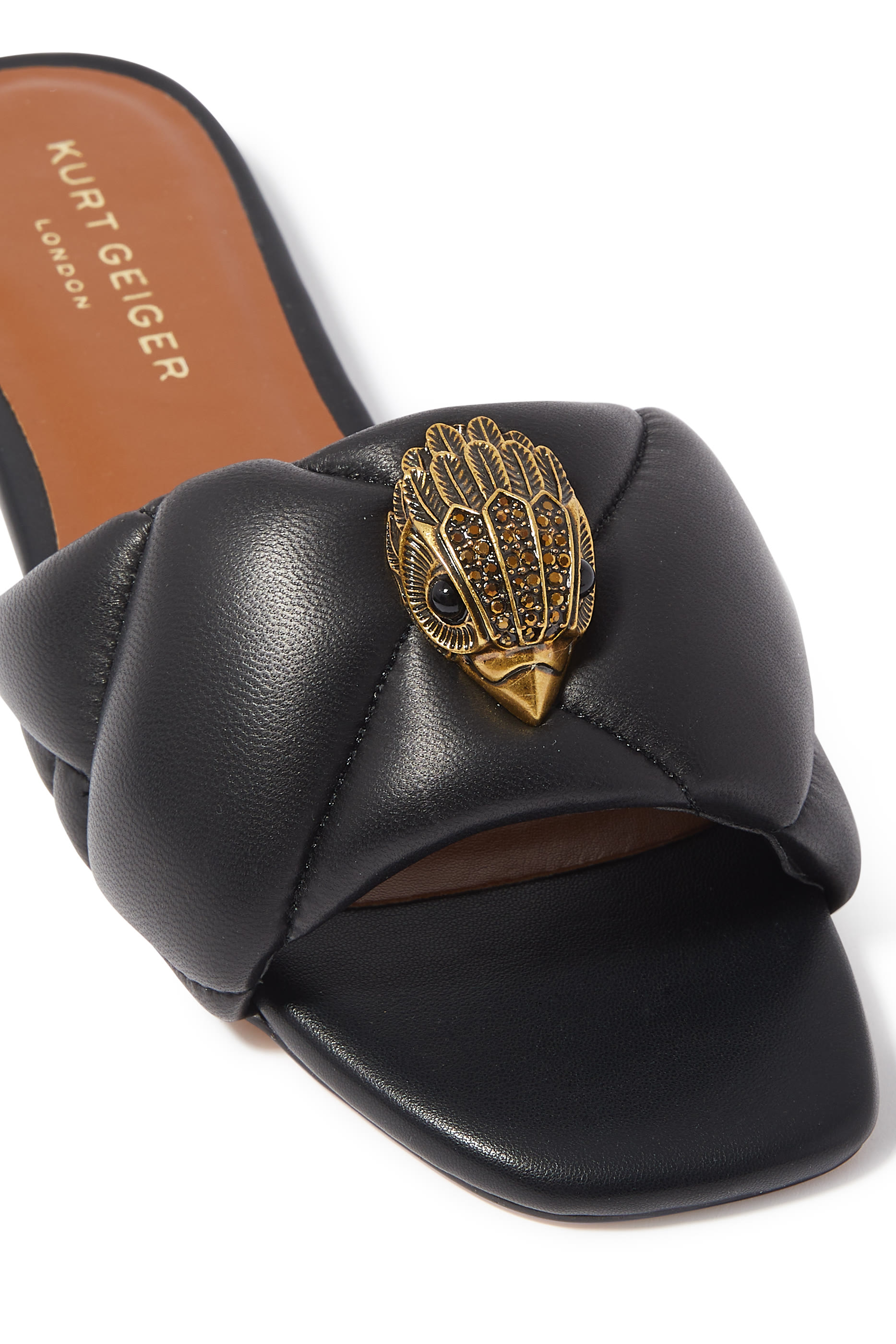 Kensington Puff Leather Sandals