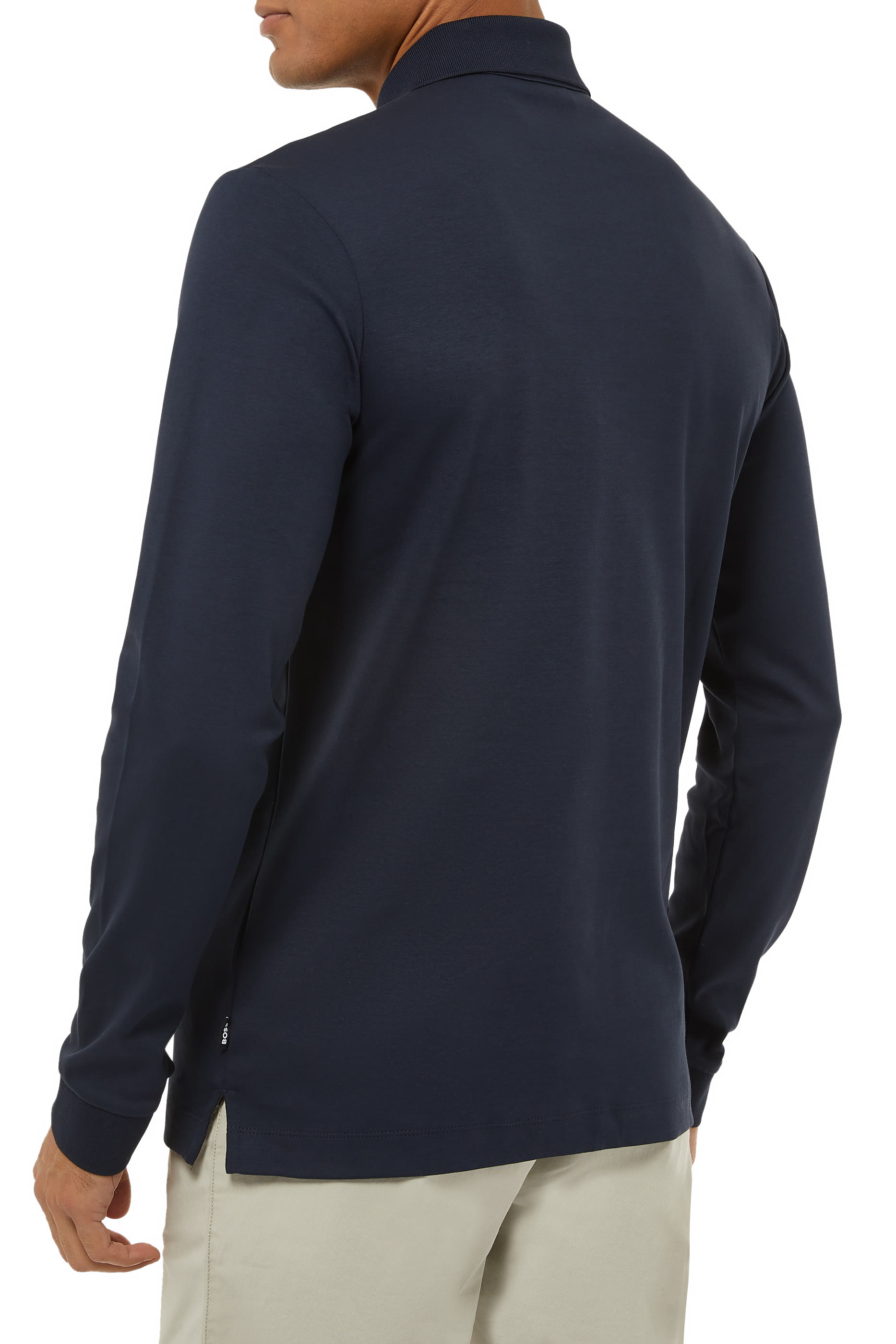 Organic-Cotton Polo Shirt With Embroidered Logo