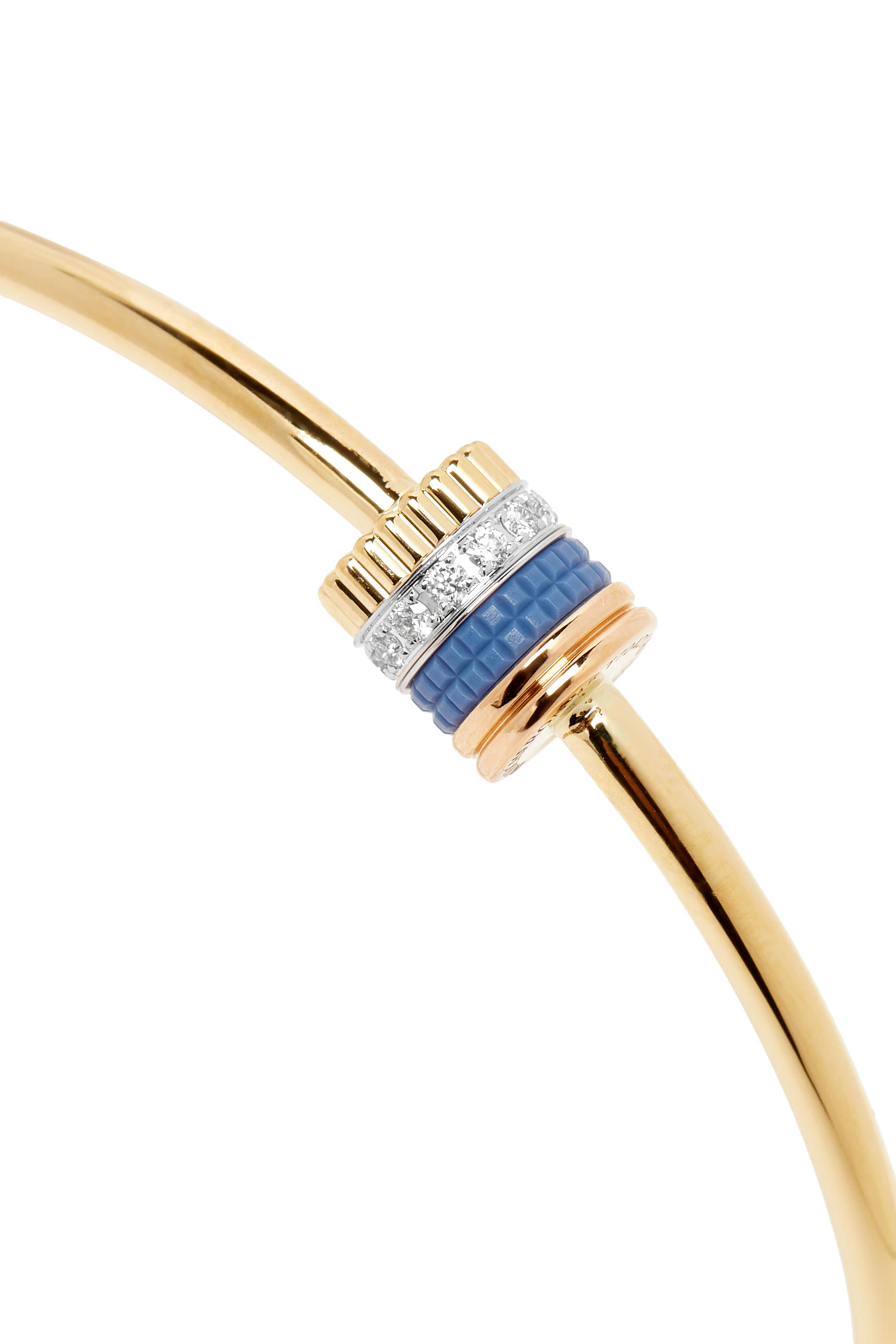 Quatre Bracelet, 18k Mix Gold & Ceramic