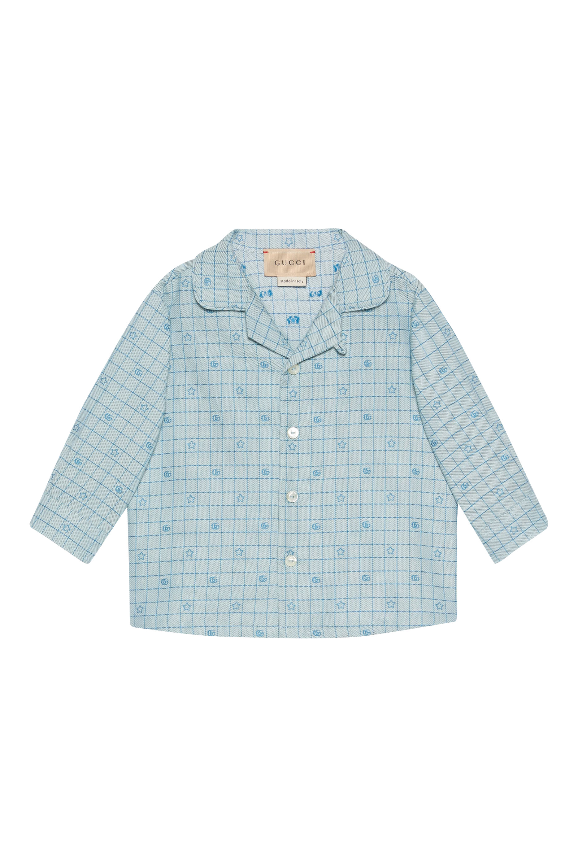 Kids Double G Cotton Shirt