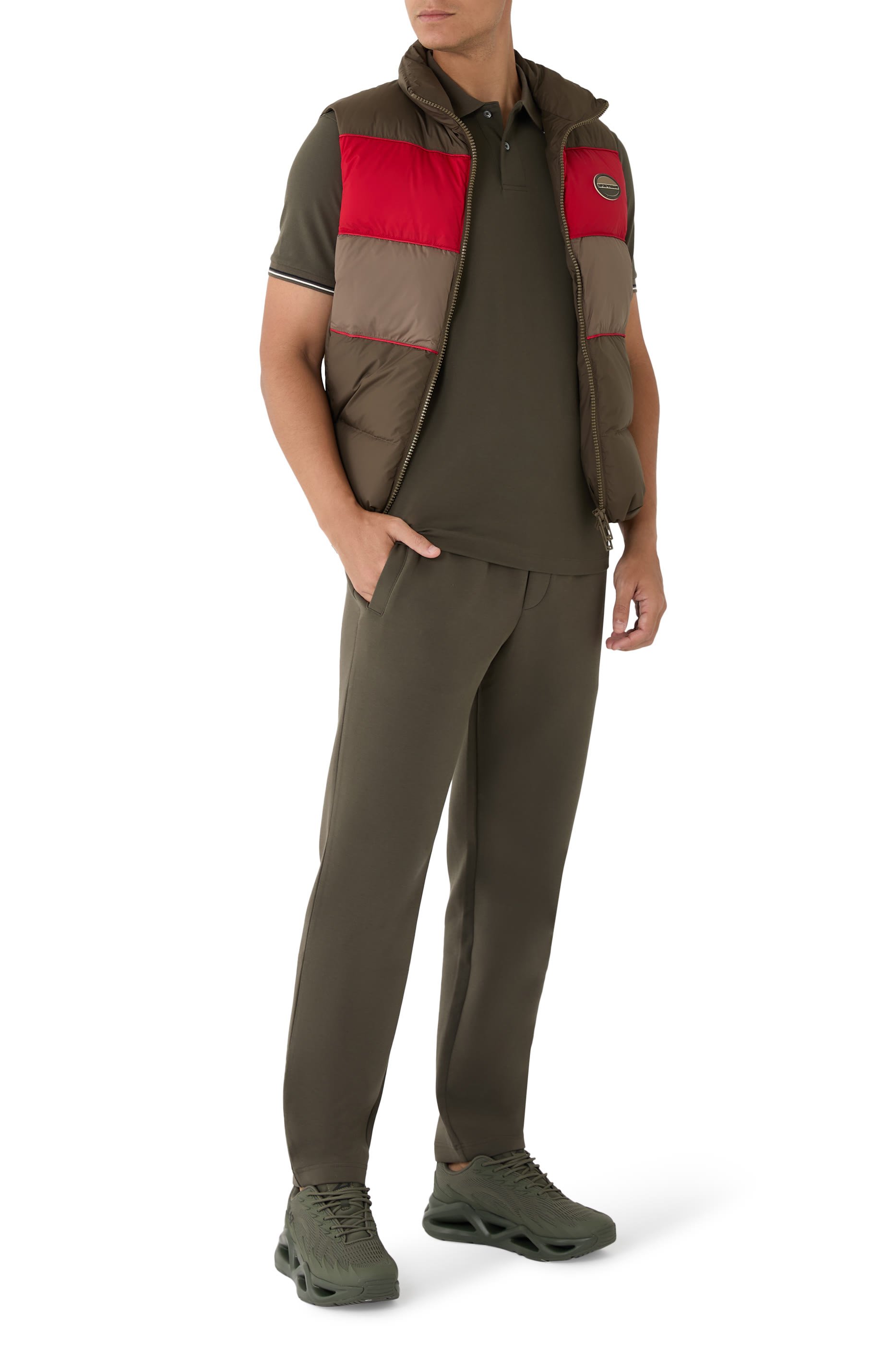 Micro Logo Back Double Jersey Joggers 