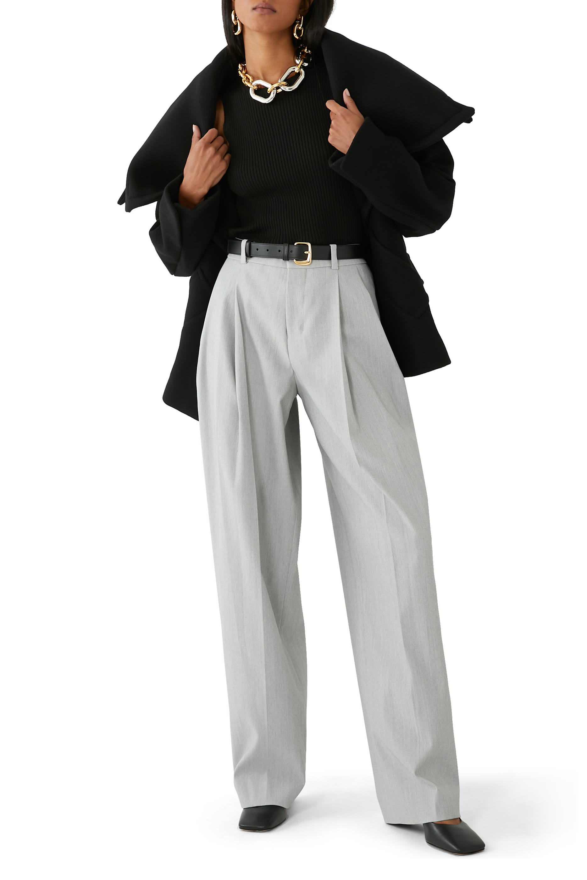Pleated Suit Pants