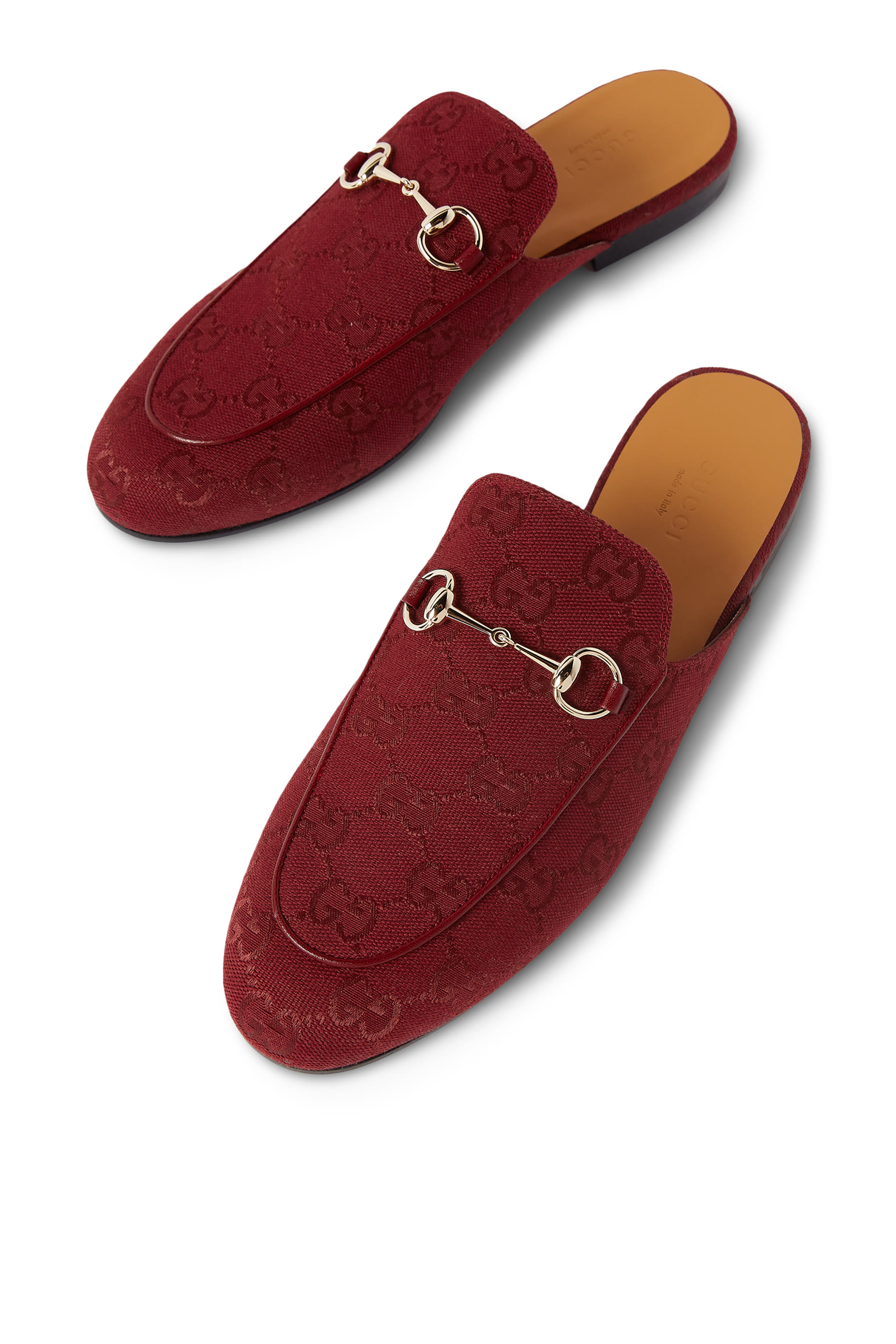 Princetown GG Canvas Mules