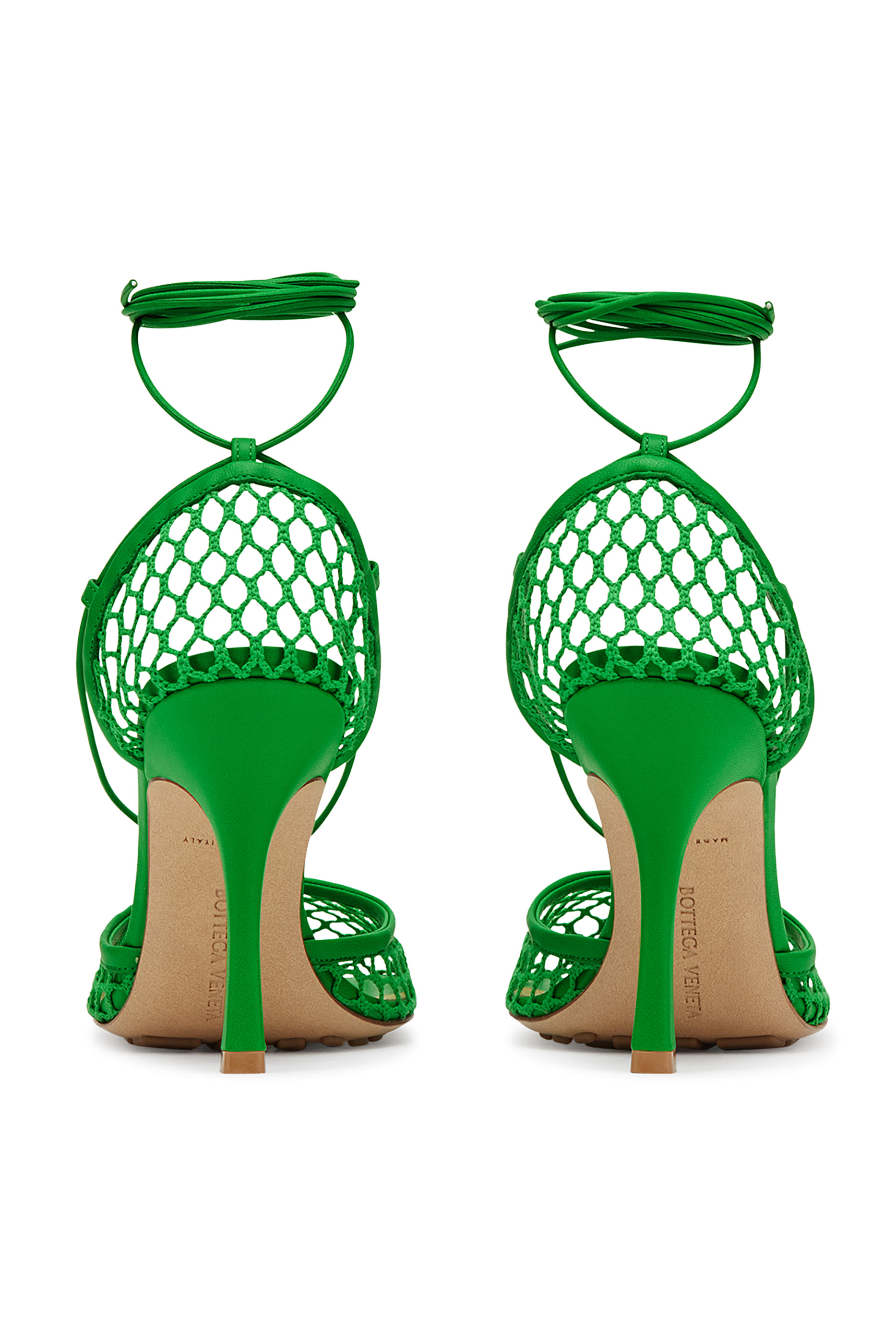 Mesh Leather Sandals