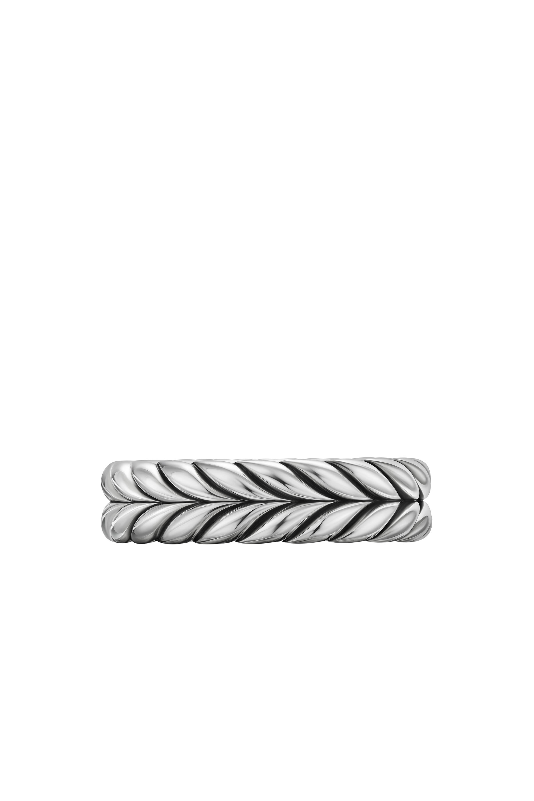Chevron Band Ring, Sterling Silver