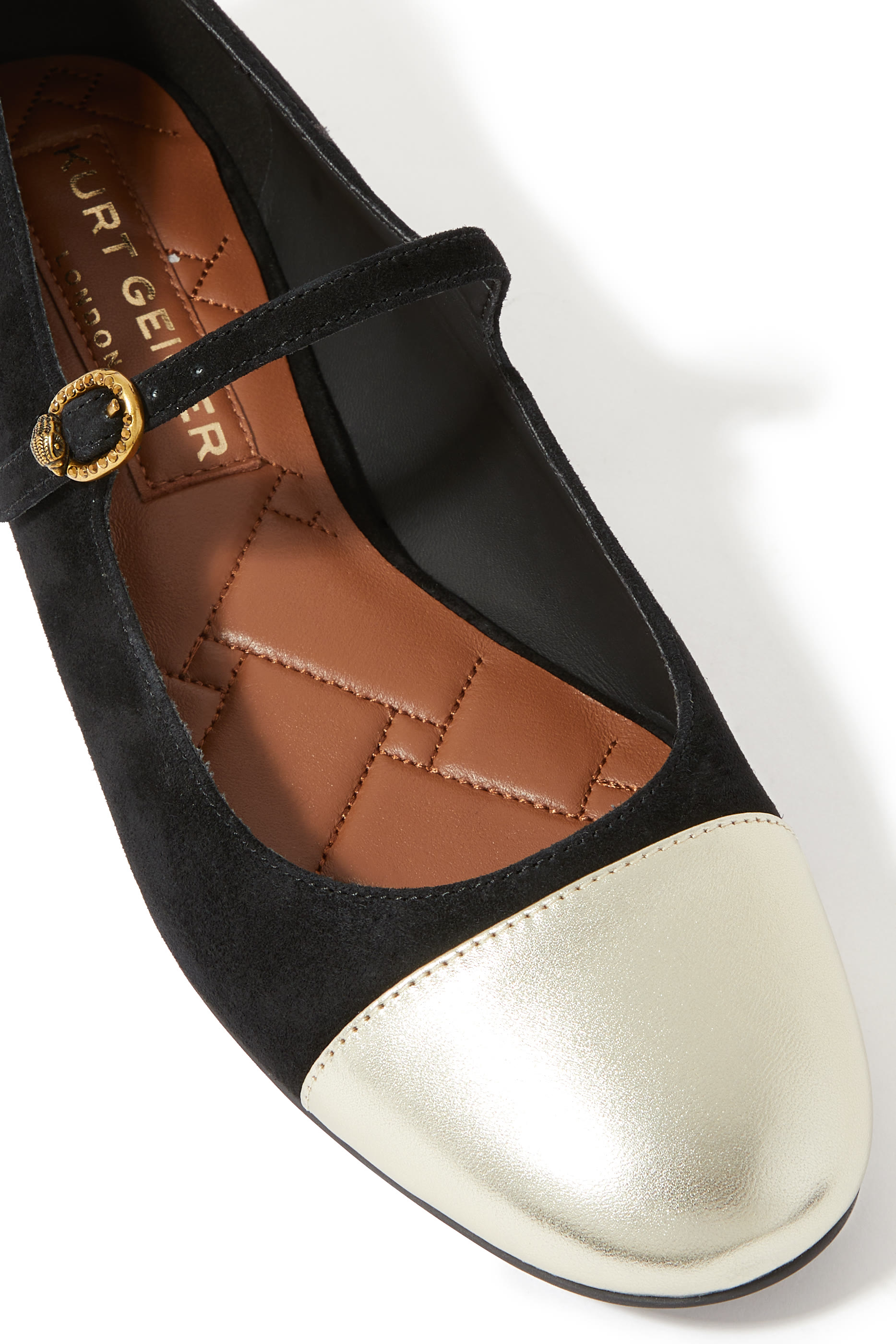 Regent Low Mary Jane Leather Pumps