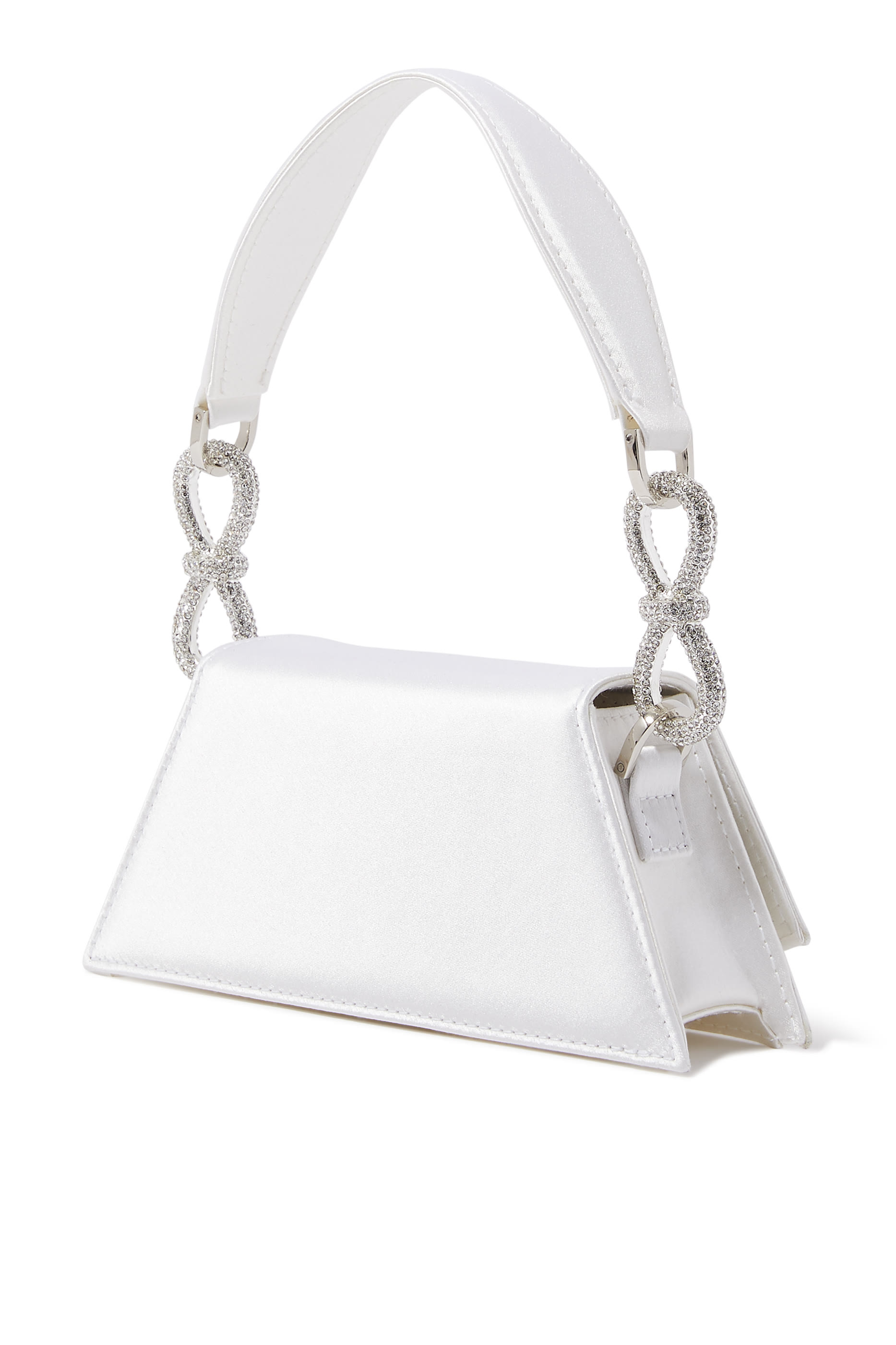 Samantha Satin Top Handle Bag
