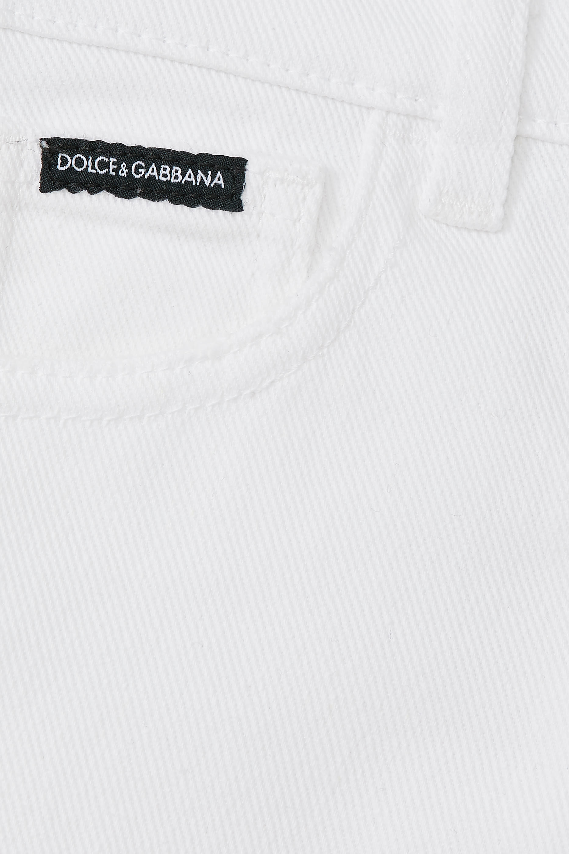 Kids Logo-Plaque Denim Jeans