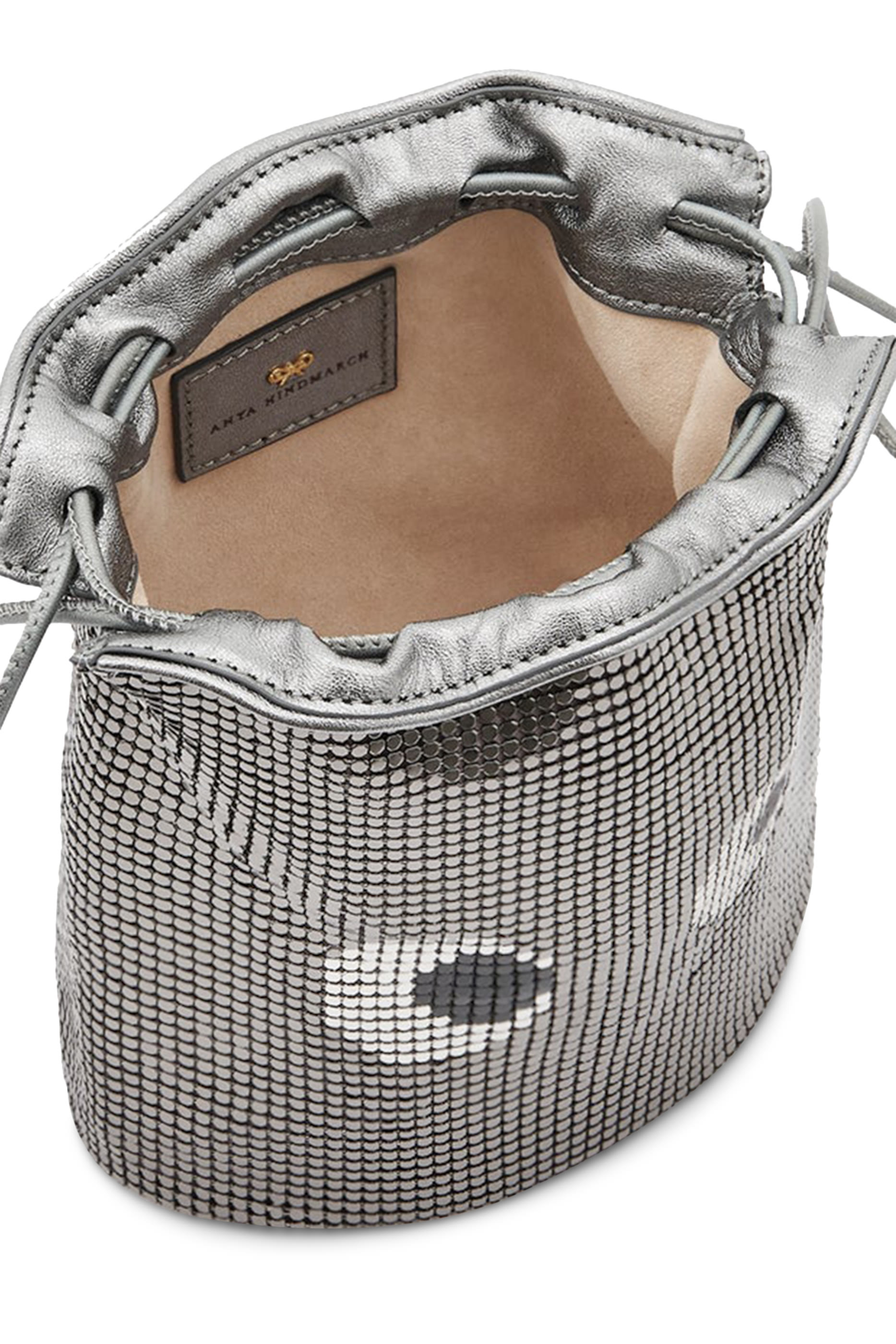 Eyes Mesh Drawstring Pouch