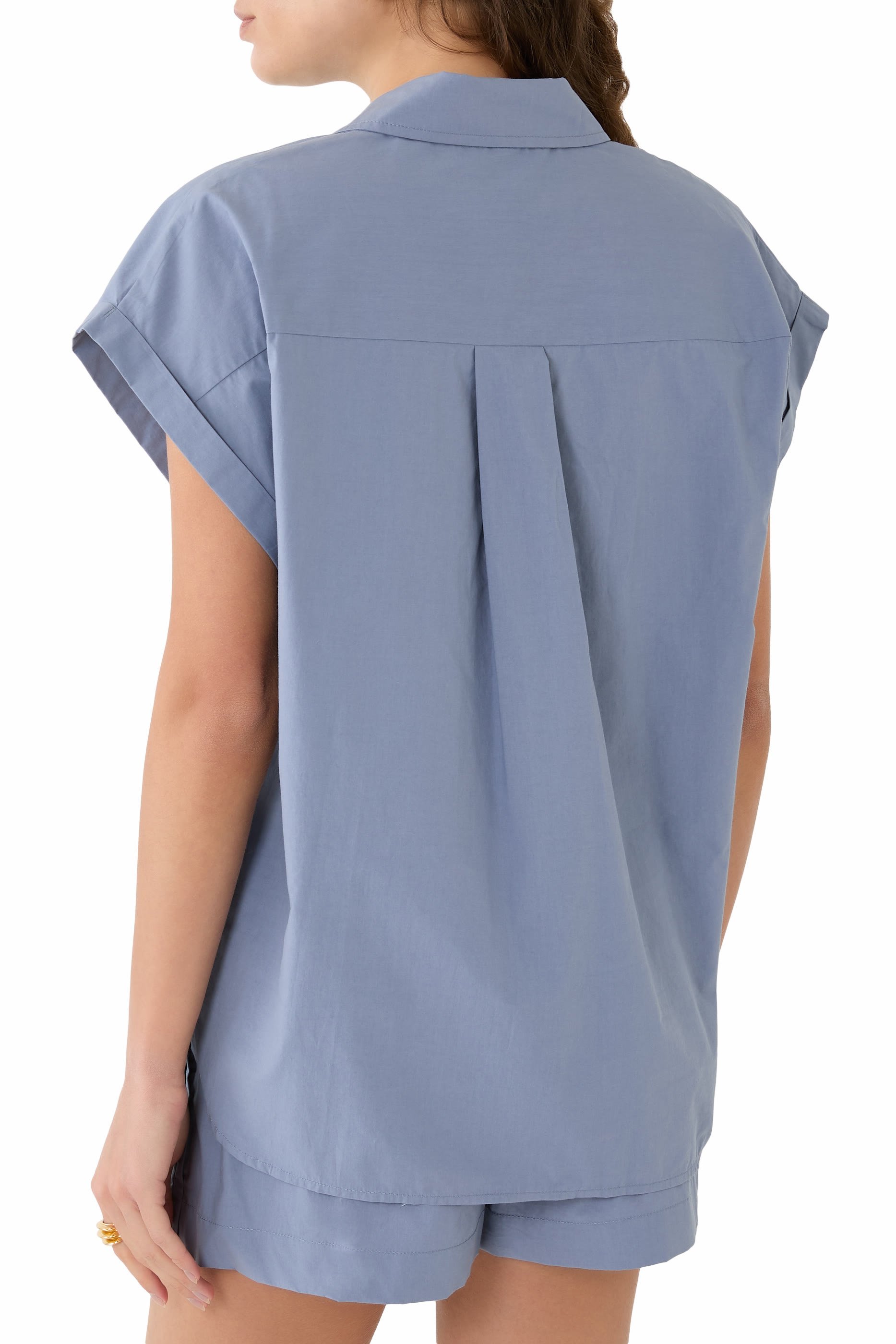 Relaxed Sleeveless Shirt