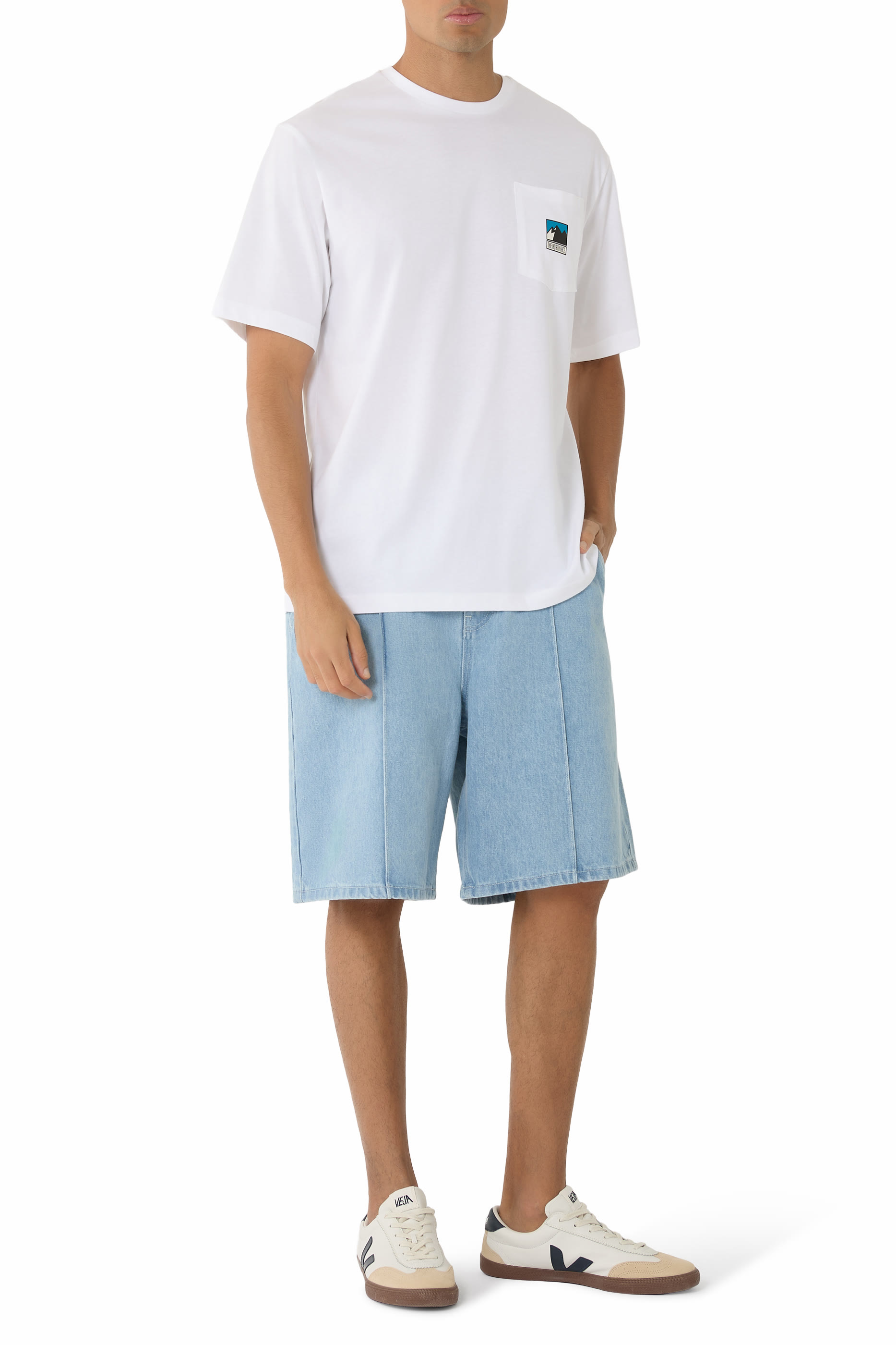 Mountain Logo Relaxed Pocket T-Shirt 