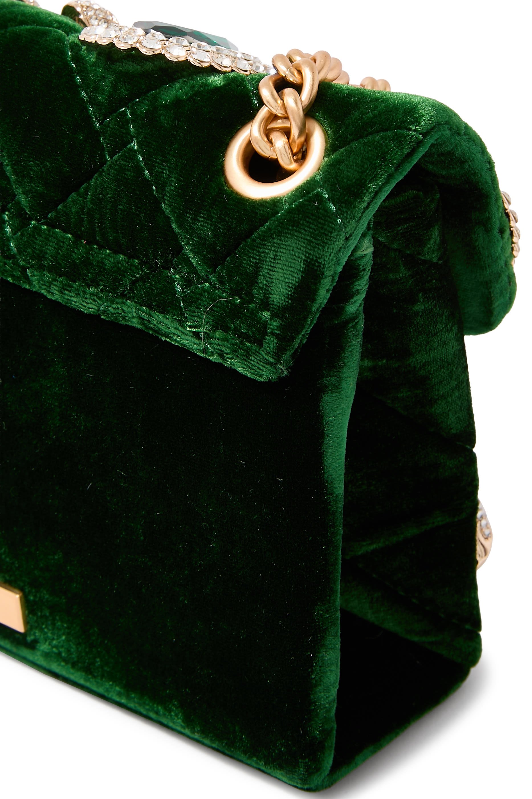 Mini Kensington Velvet Crossbody Bag