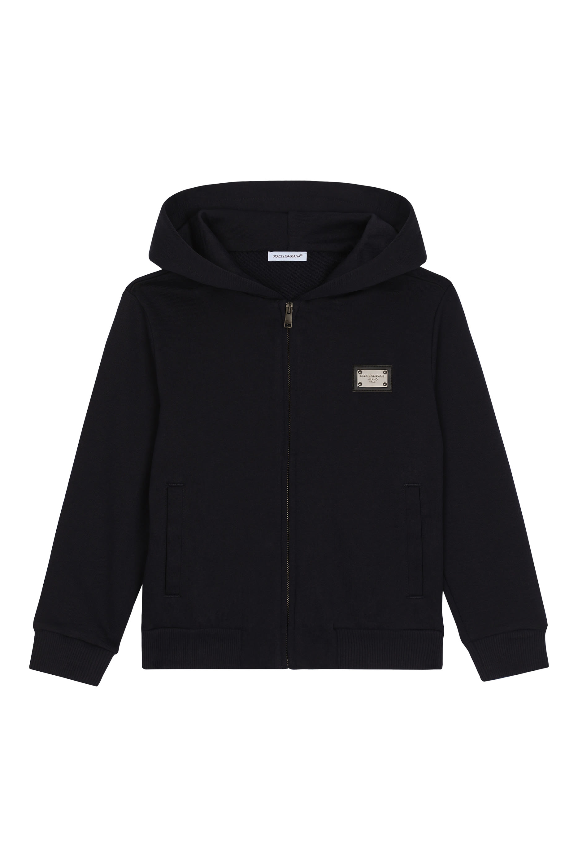 Kids Logo Tag Zip-Up Hoodie