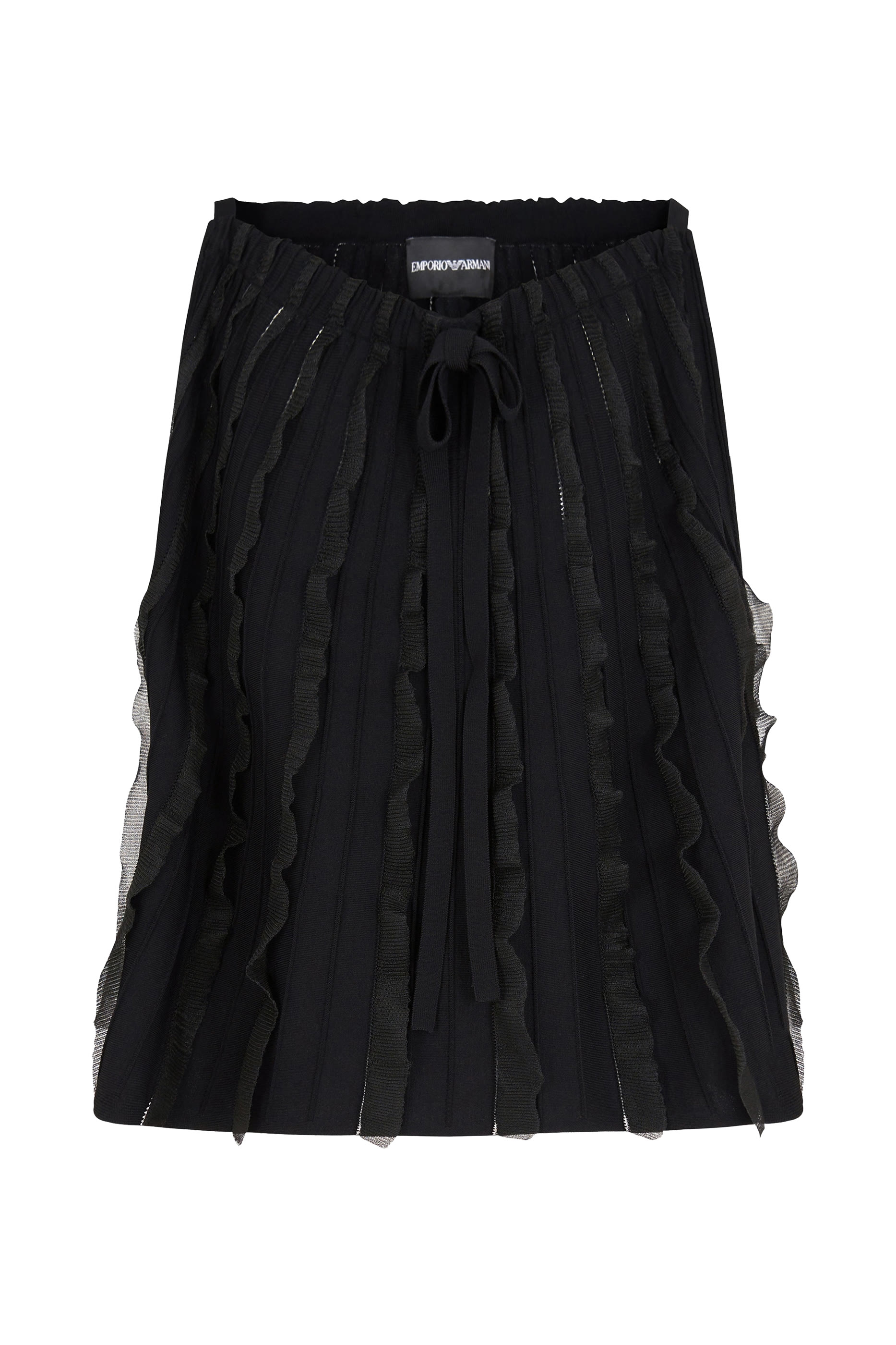 Ruched Viscose Knit Top