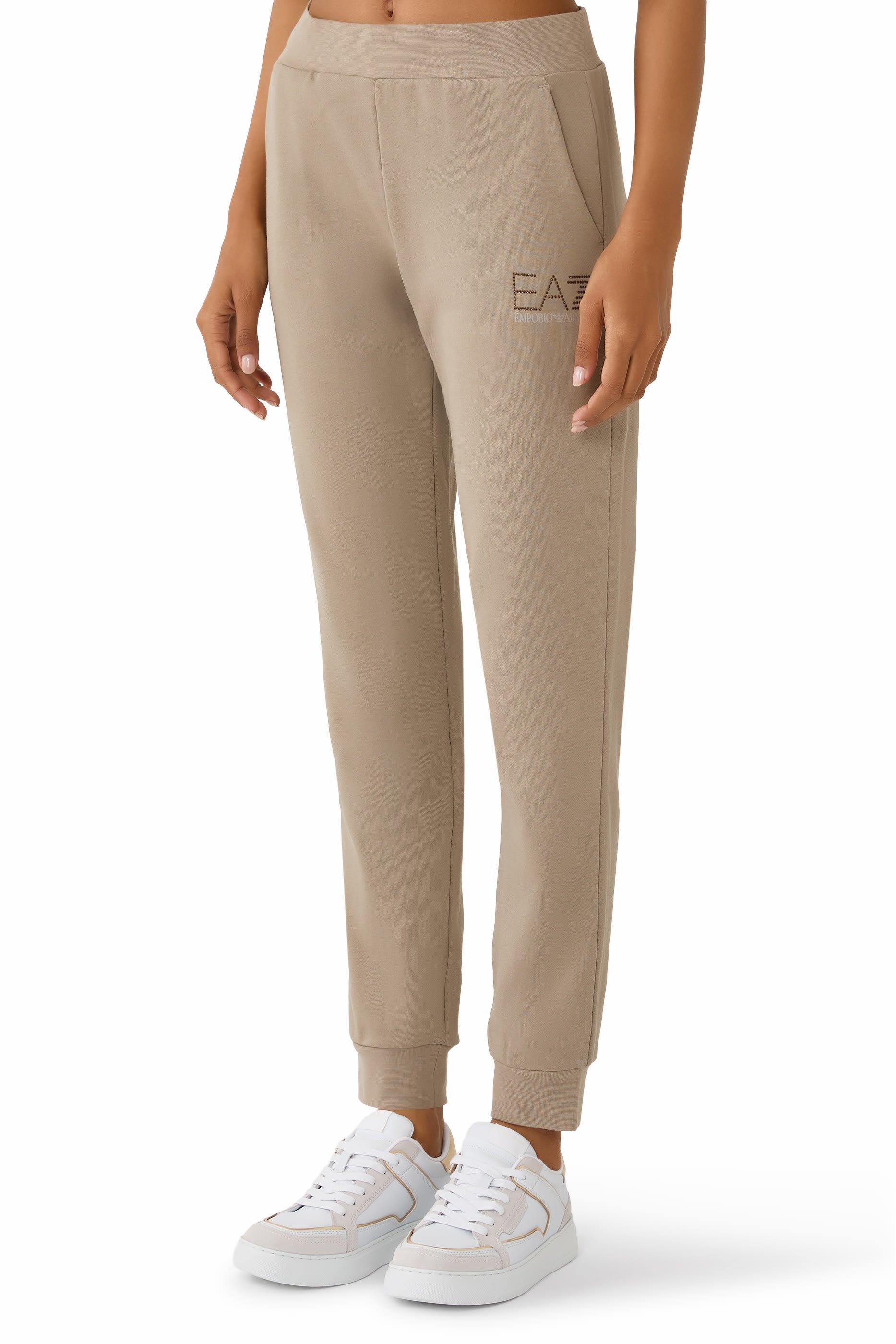 Logo Series Stretch Cotton-Blend Trousers