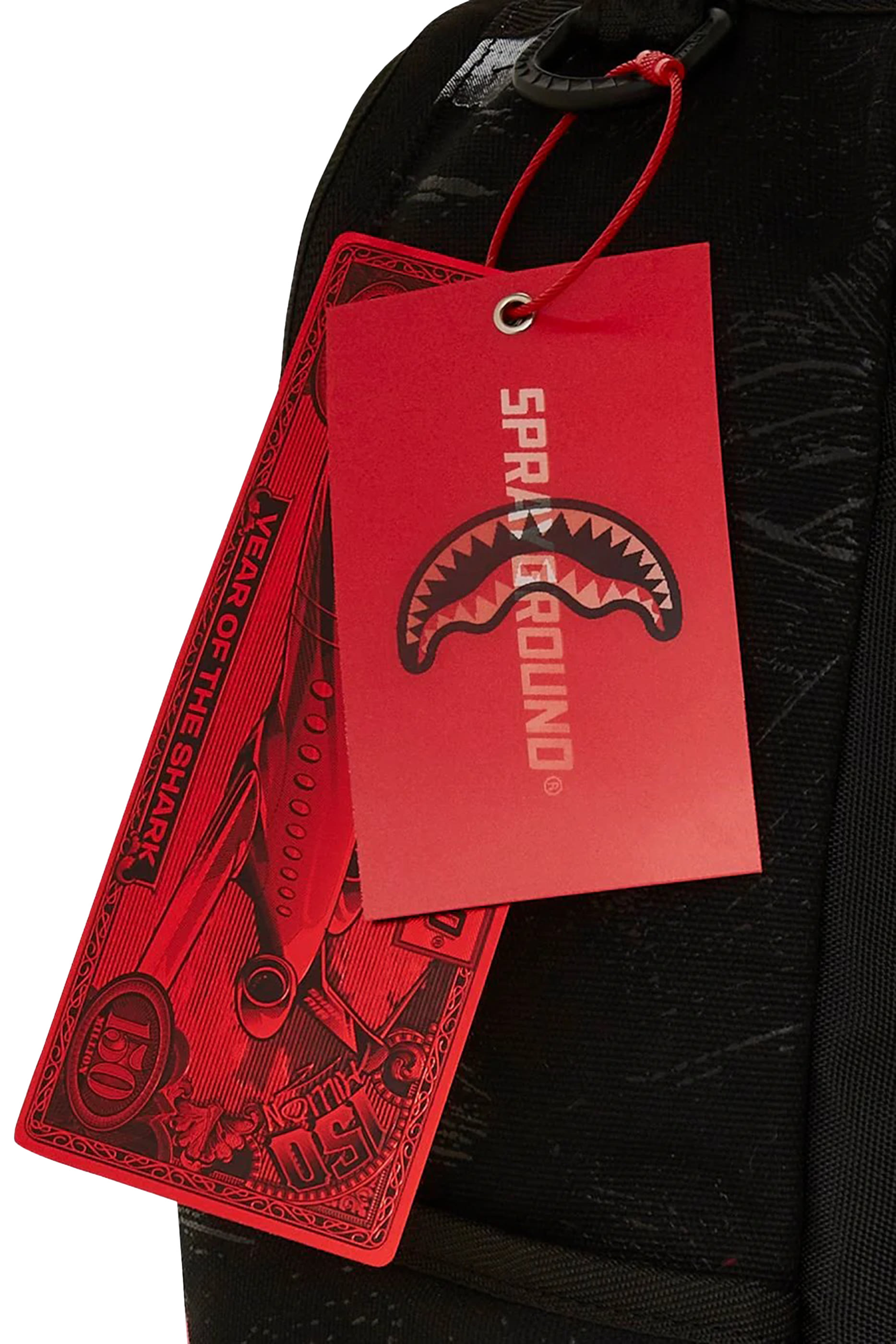 Kids Shark Central Sorbet Hand Painted Cotton Backpack