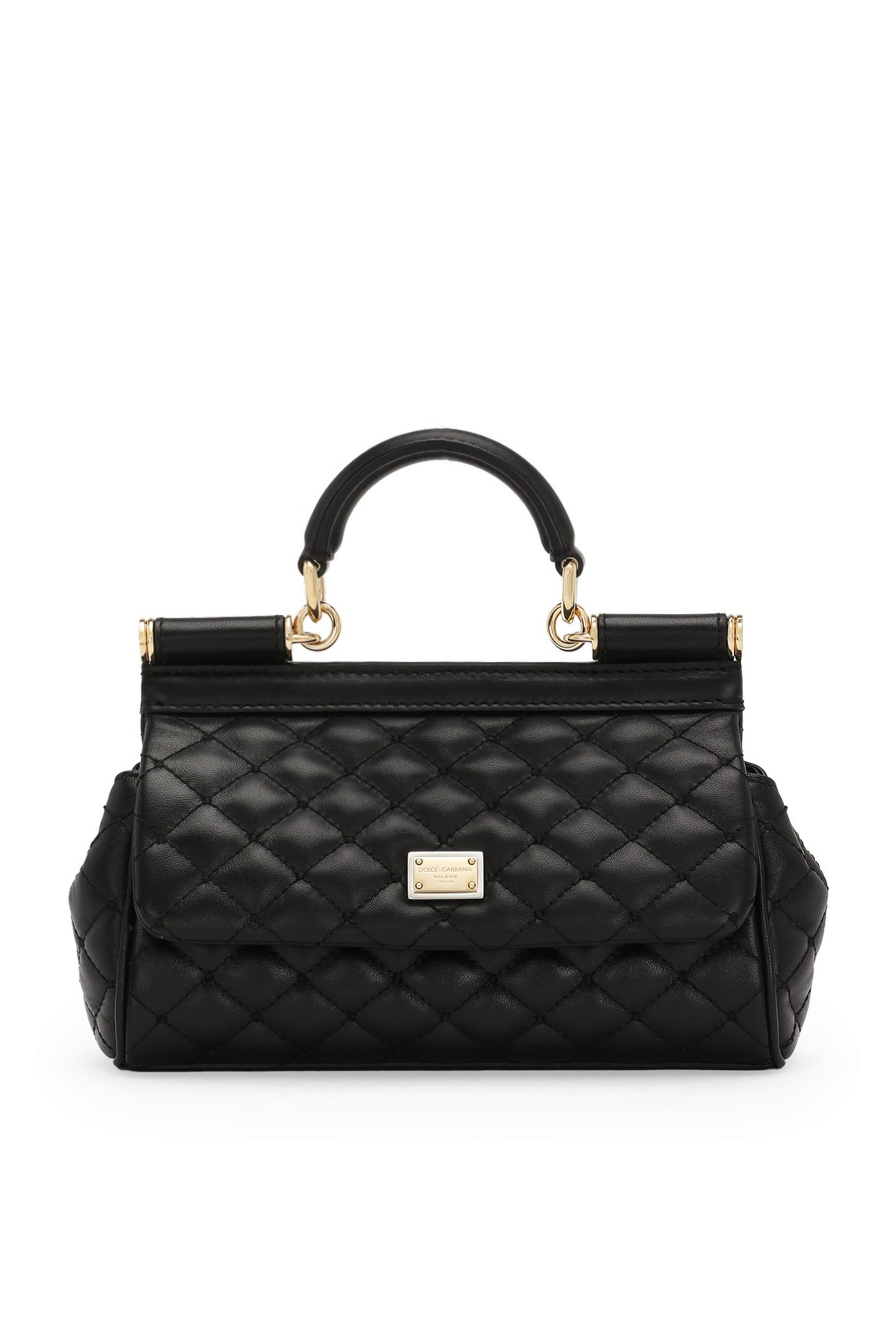 Small Sicily Quilted Nappa Leather Handbag