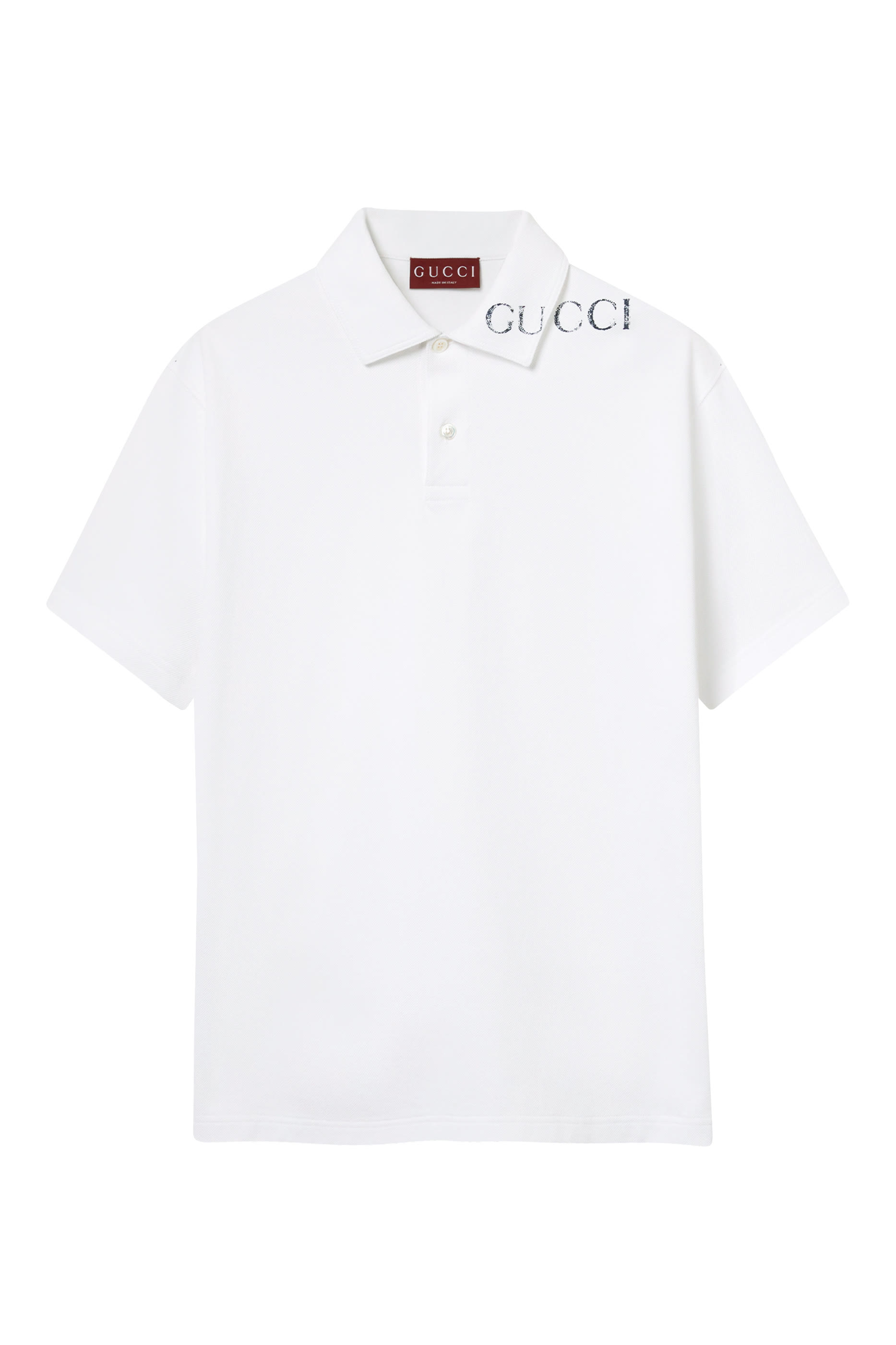 Printed Cotton Polo Shirt