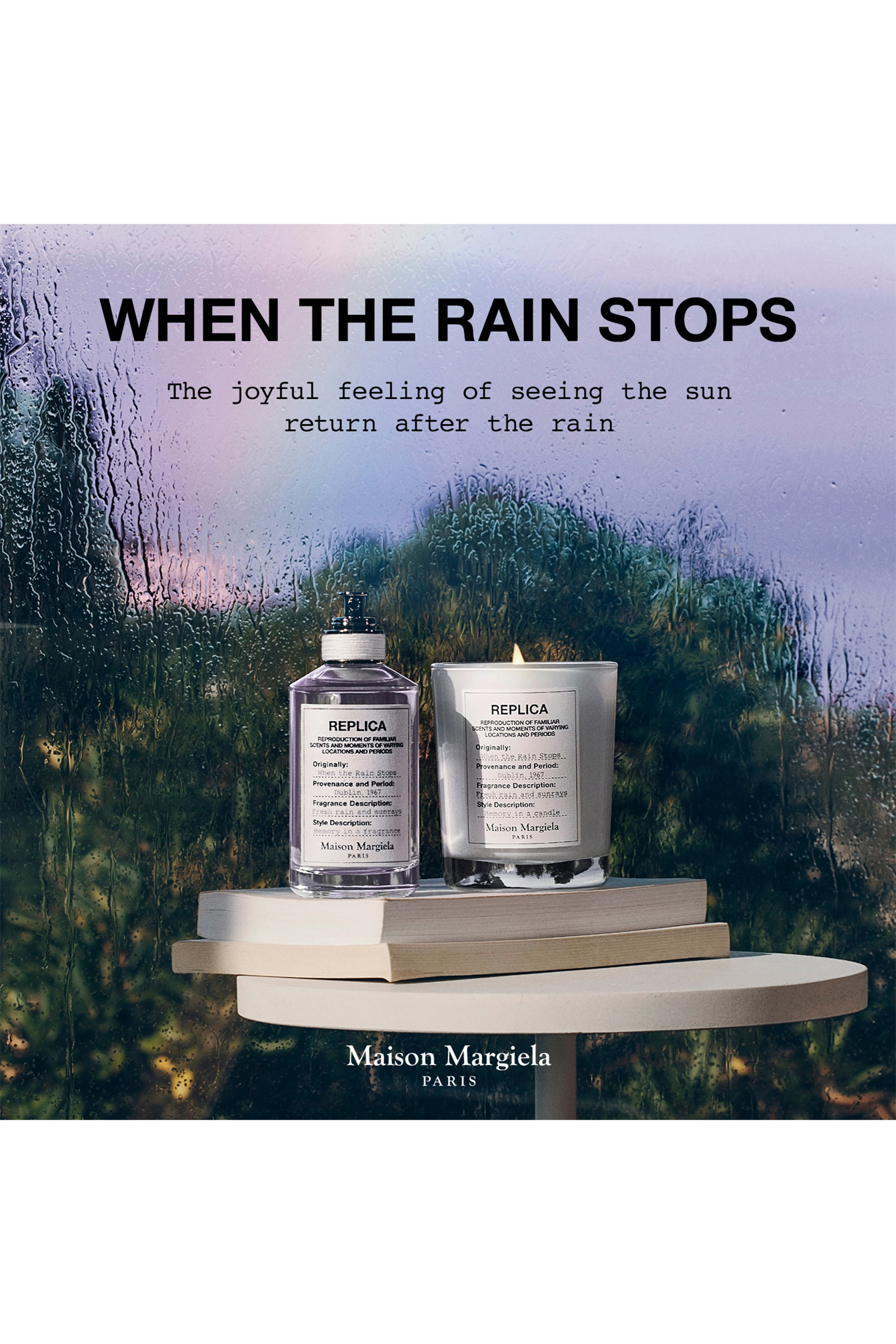 Replica When The Rain Stops Candle