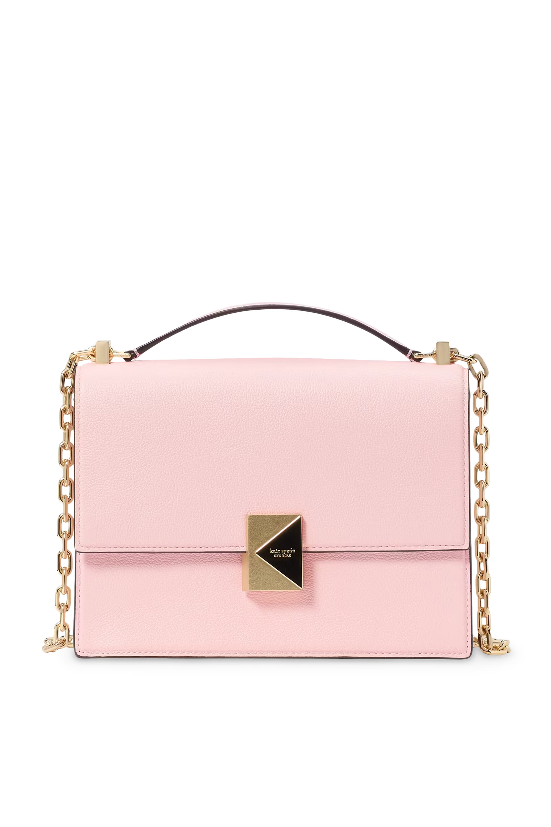 Deco Color-blocked Chain Shoulder Bag